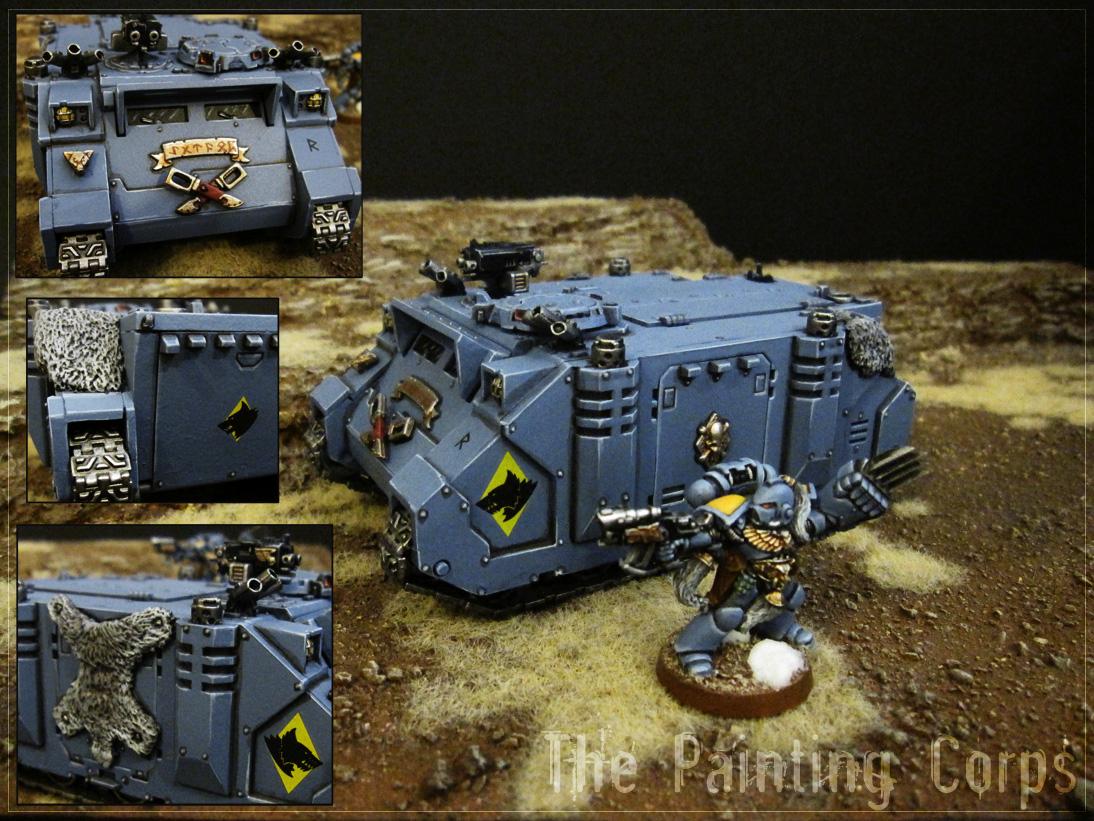 Rhino, Space Marines, Space Wolves, Transport, Warhammer 40,000