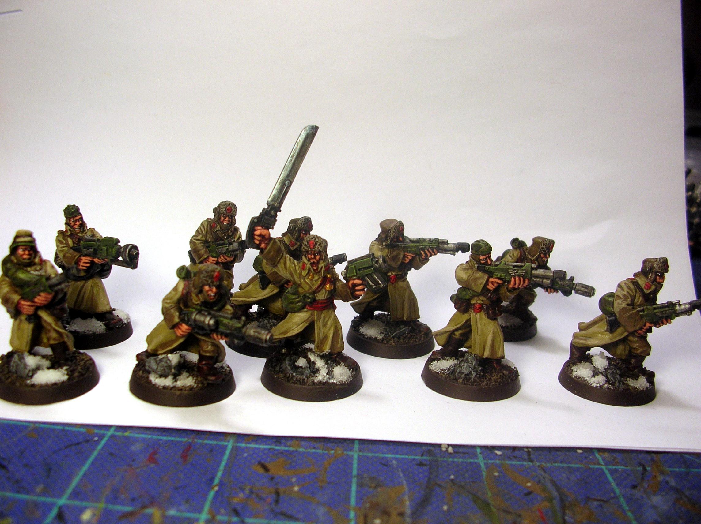 Imperial Guard, Russians, Snow, Valhallans, Warhammer 40,000