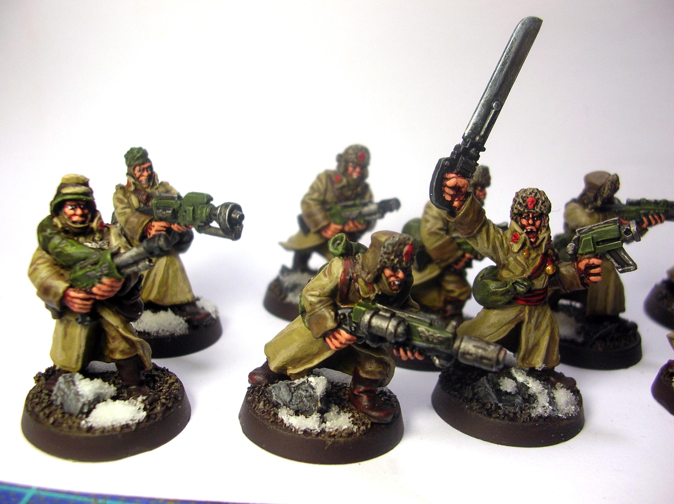 Imperial Guard, Russians, Snow, Valhallans, Warhammer 40,000
