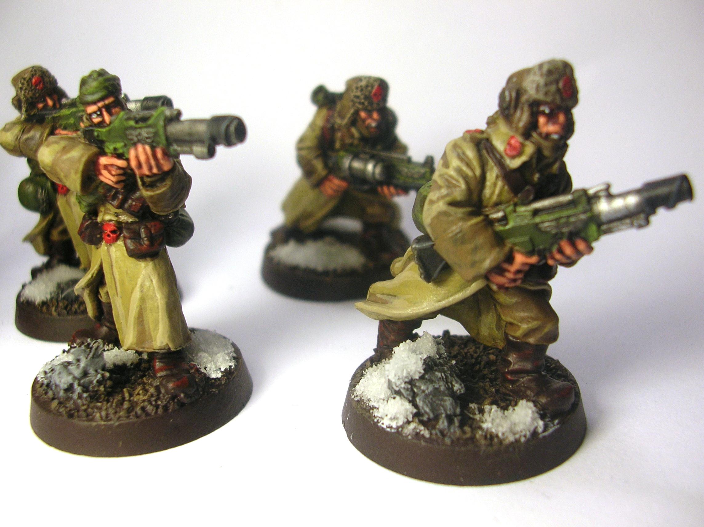Imperial Guard, Russians, Snow, Valhallans, Warhammer 40,000