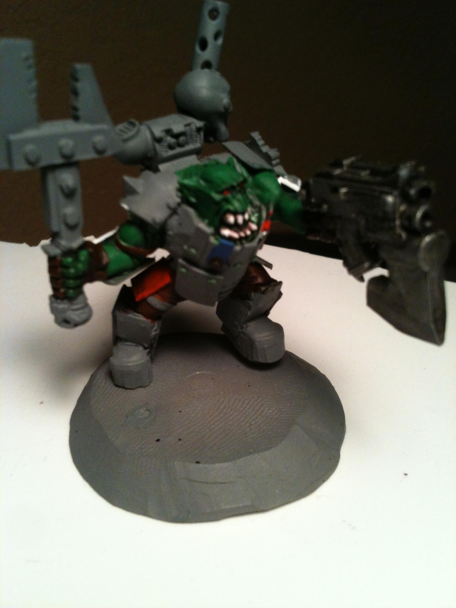 sorry about the pic quality.  Does anybody want to pick what chapter that terminator helmet is from?