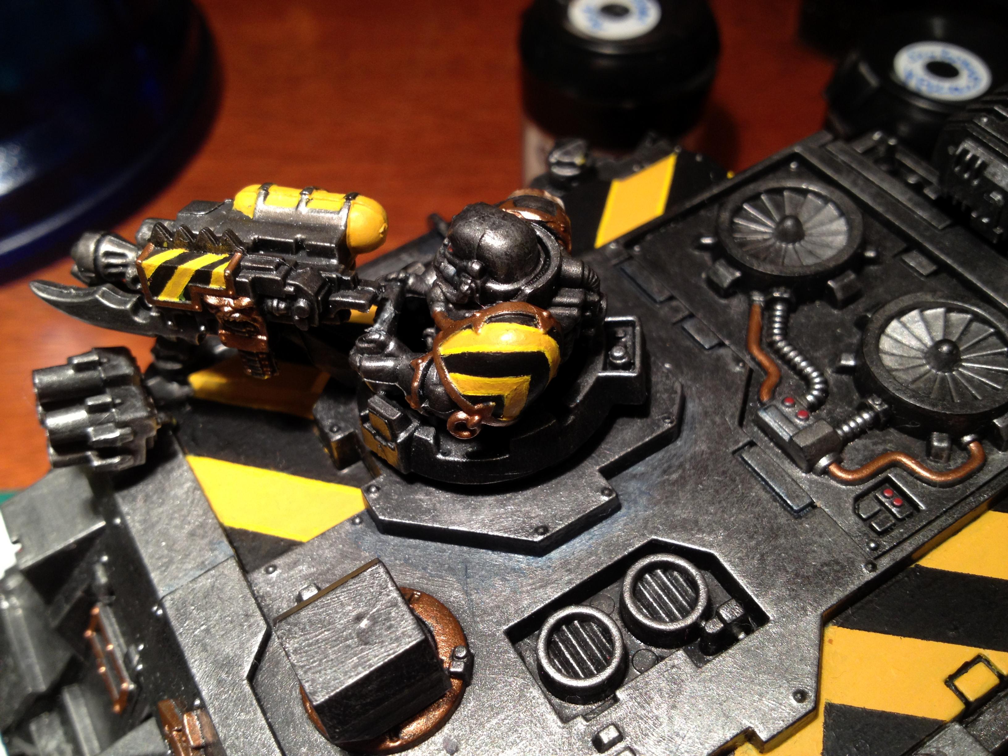 Chaos Star, Hazard, Iron Warriors, Tank, Work In Progress