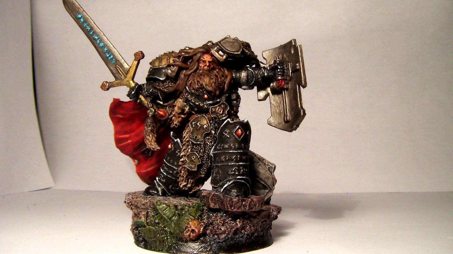 Painted, Power Sword, Space Wolves, Storm Shield, Sword, Terminator Armor