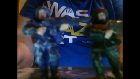 Blurred Photo, Two IG guardmen, diffrent camo's