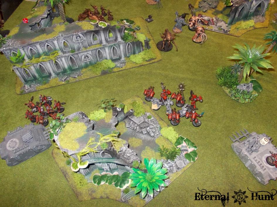 Battle, Battle Report, Campaign, Chaos Space Marines, Dark Eldar, Terrain, Warhammer 40,000, World Eaters
