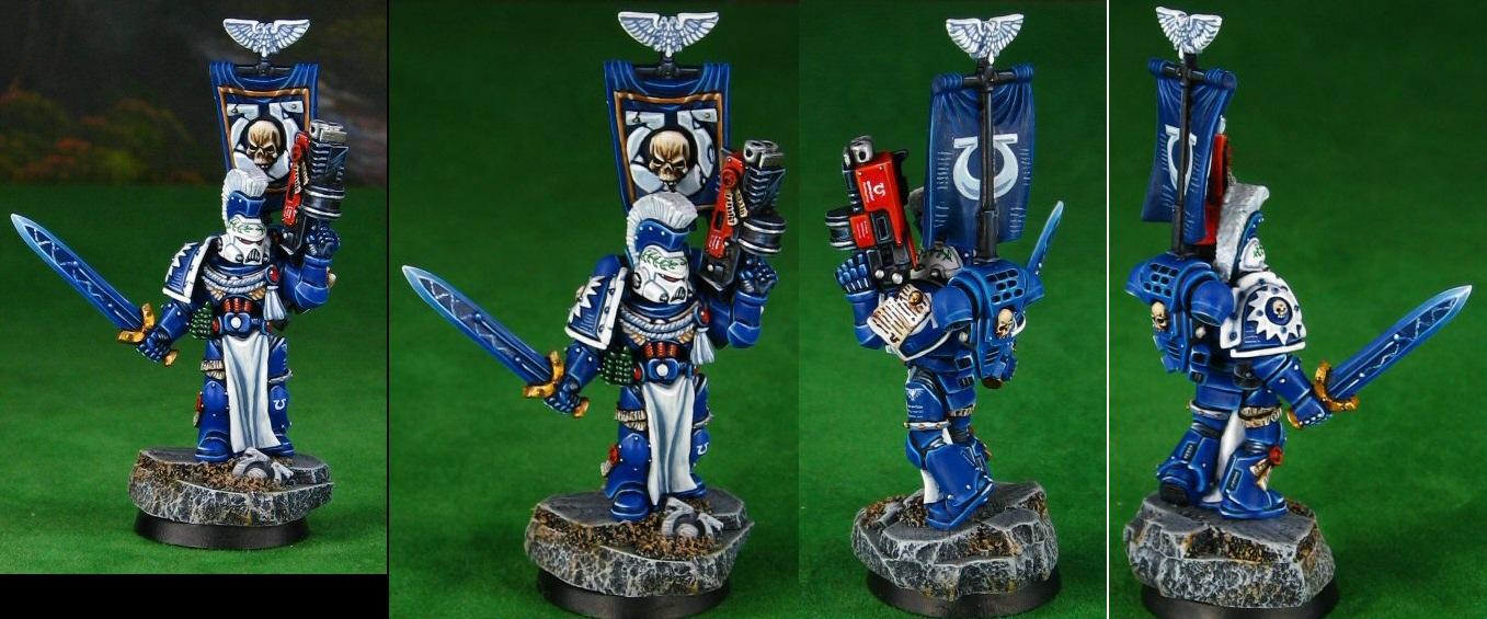 Space Marines, Ultramarine Hero, Ultramarines, Warhammer 40,000