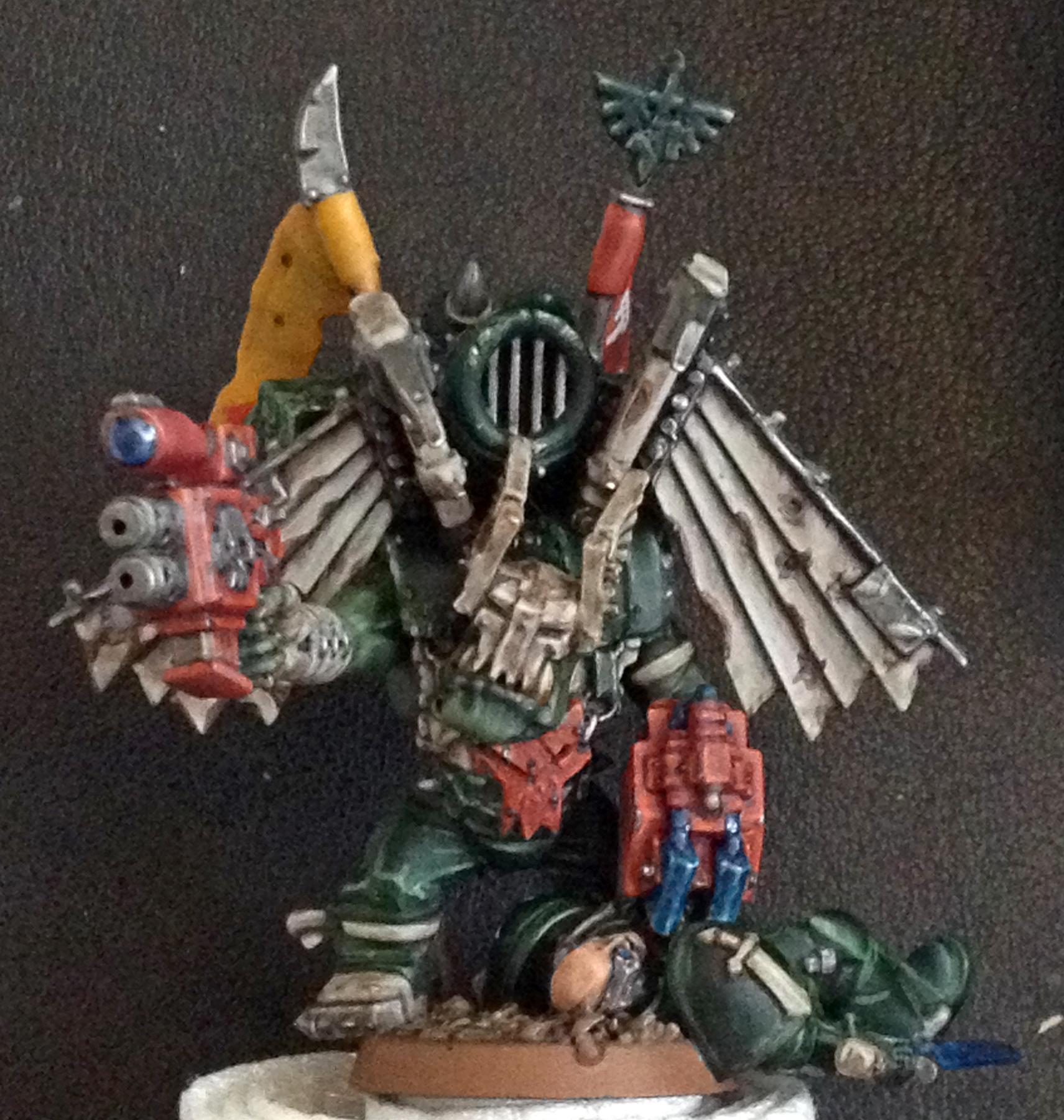 Dark Angelz, Nob, Orks, Storm Boy, Warhammer 40,000
