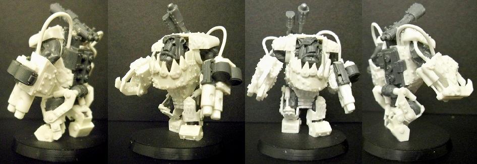 Mega armoured Nob scratch build WIP