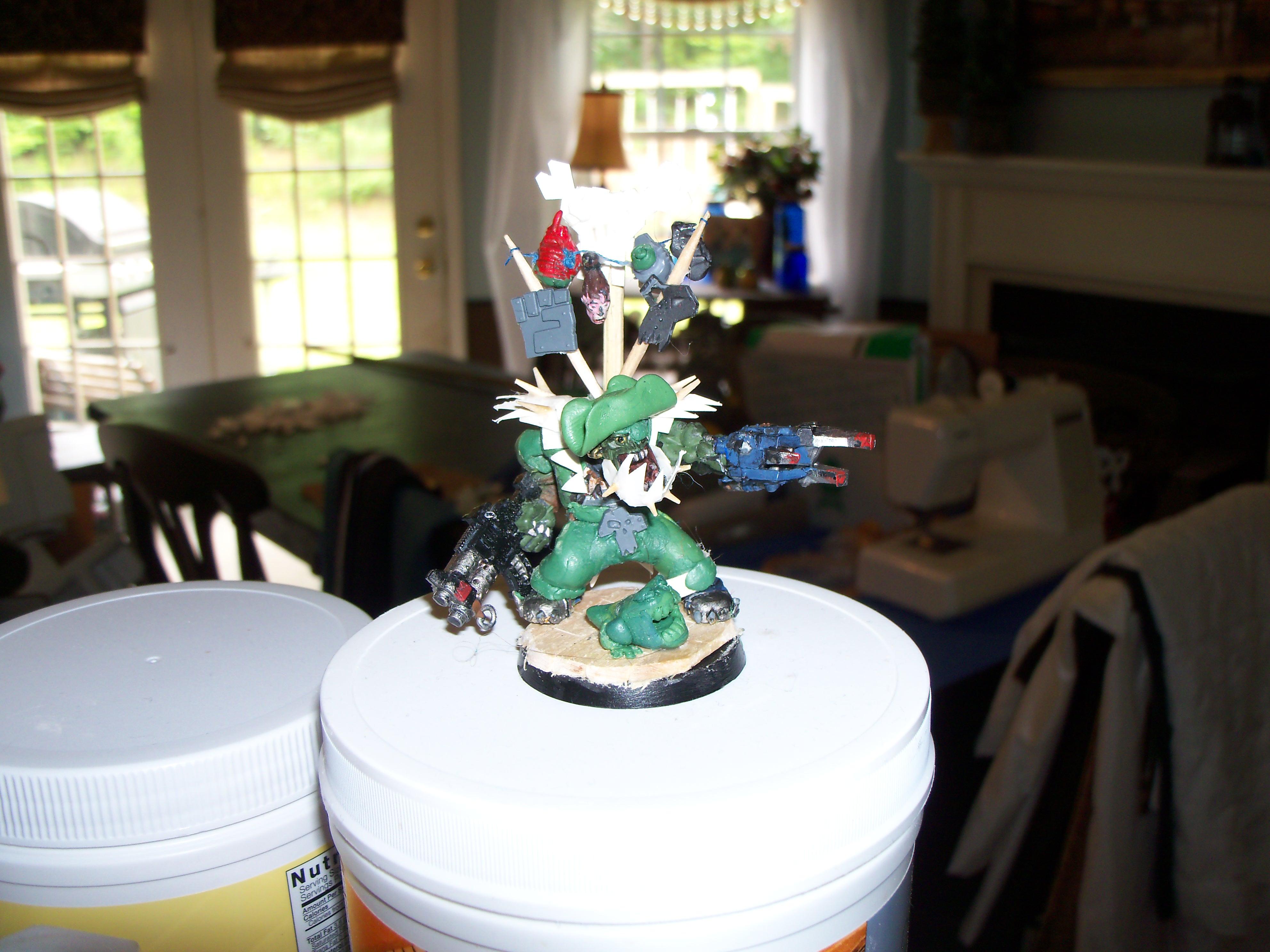 Freebooter, Orks, Pirate, Warboss, Work In Progress