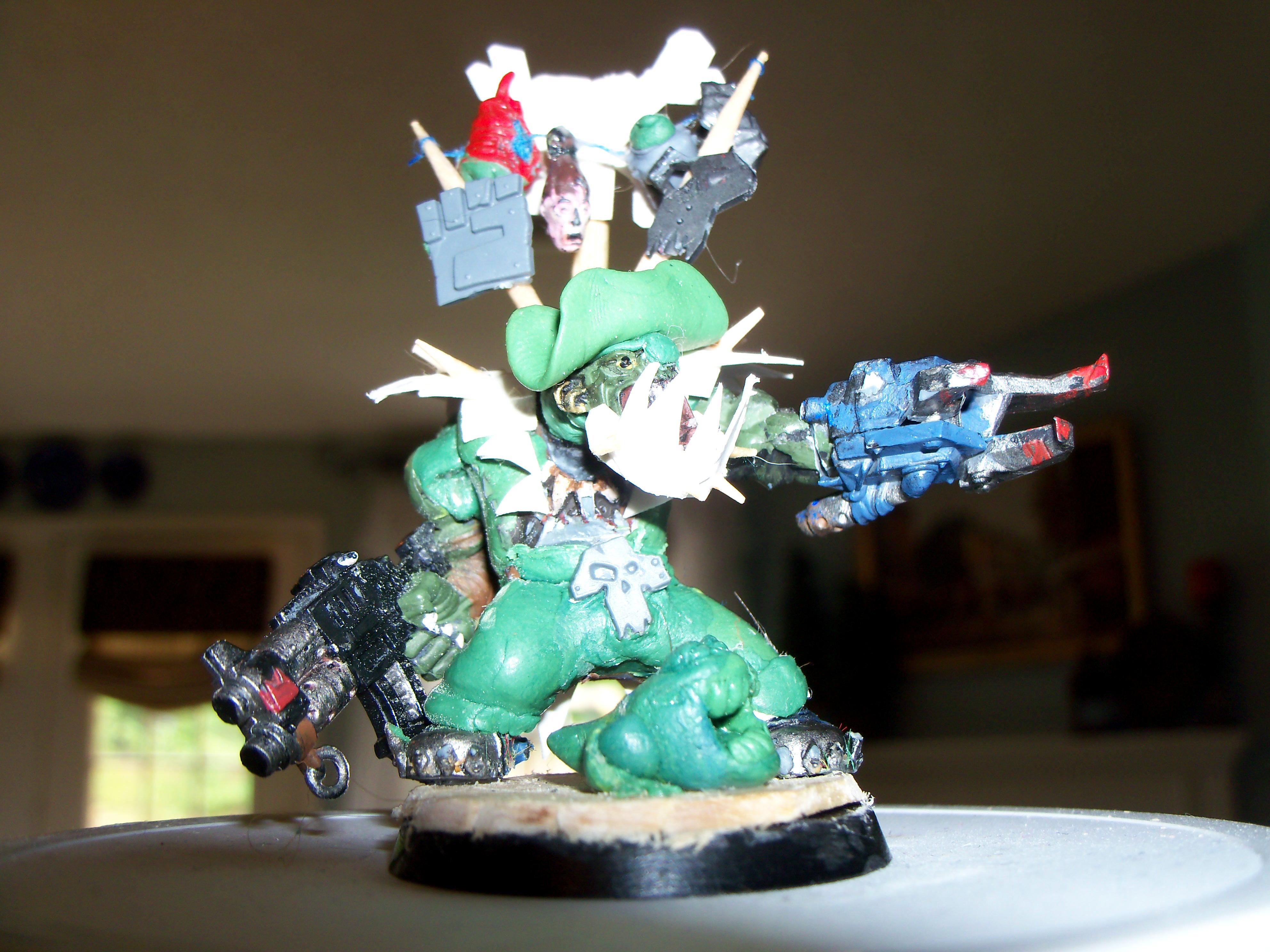 Freebooter, Orks, Pirate, Warboss, Work In Progress