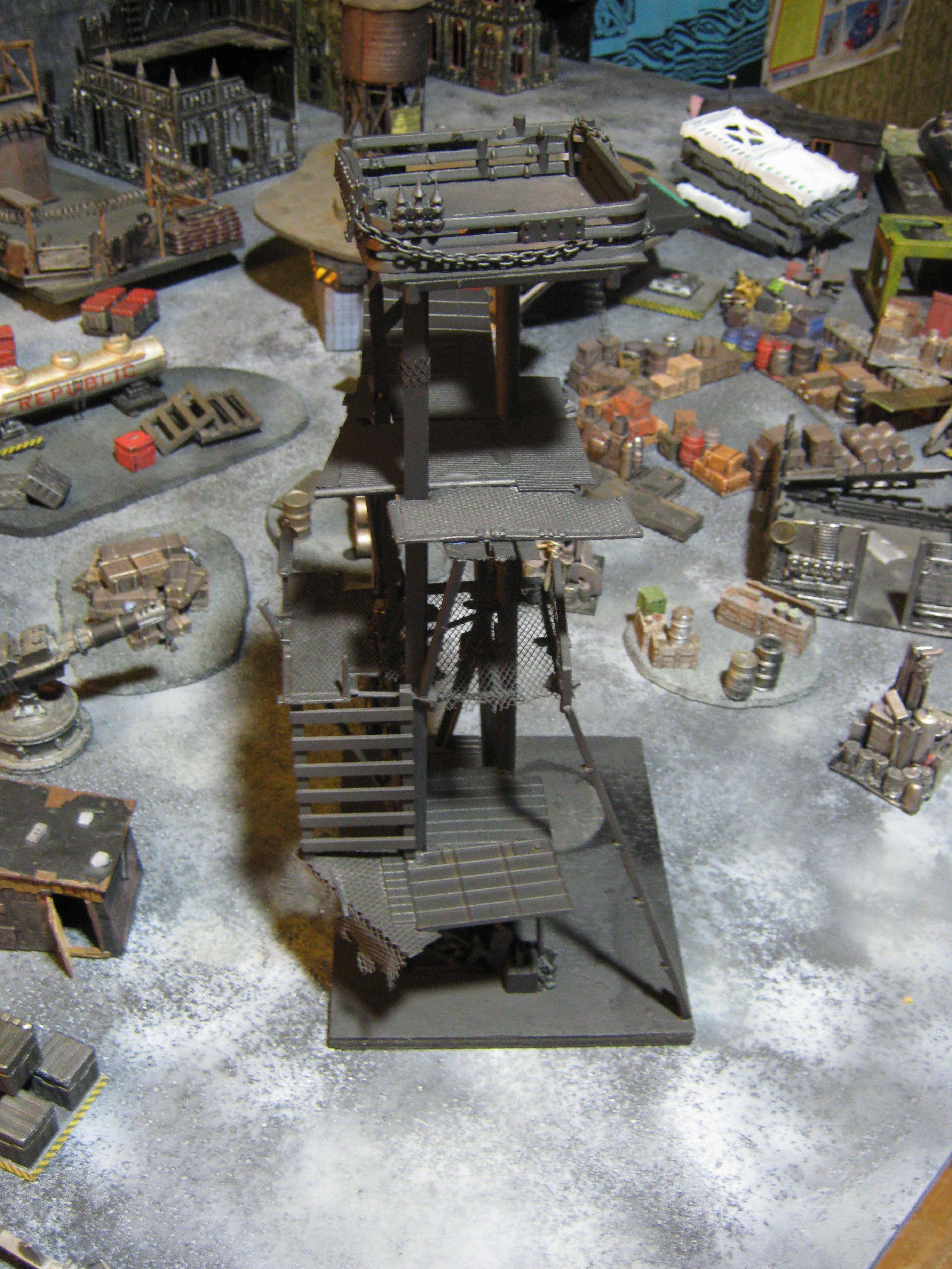 Necromunda, Plasticard, Scratch Build, Terrain, Warhammer 40,000