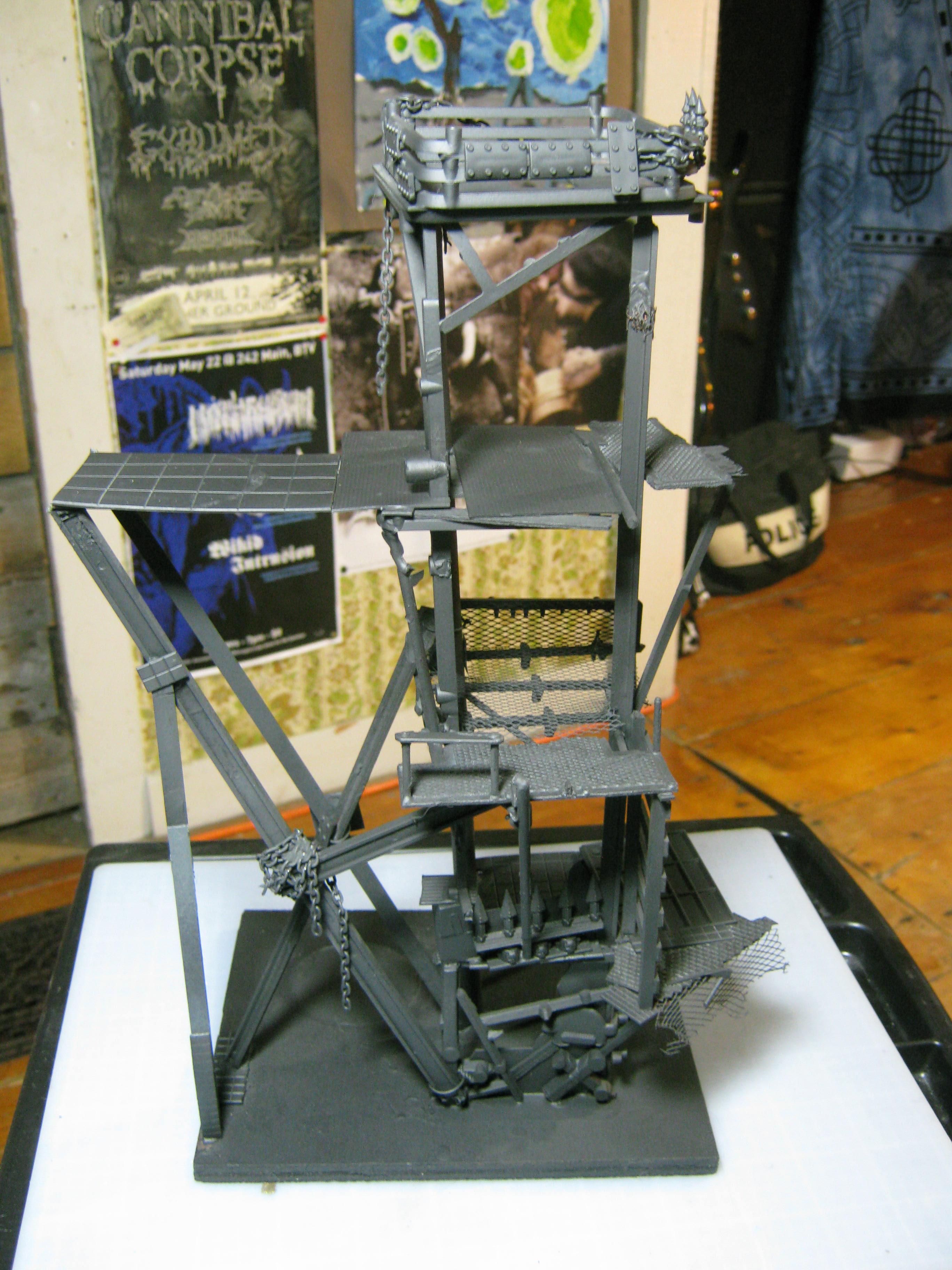Necromunda, Plasticard, Scratch Build, Terrain, Warhammer 40,000