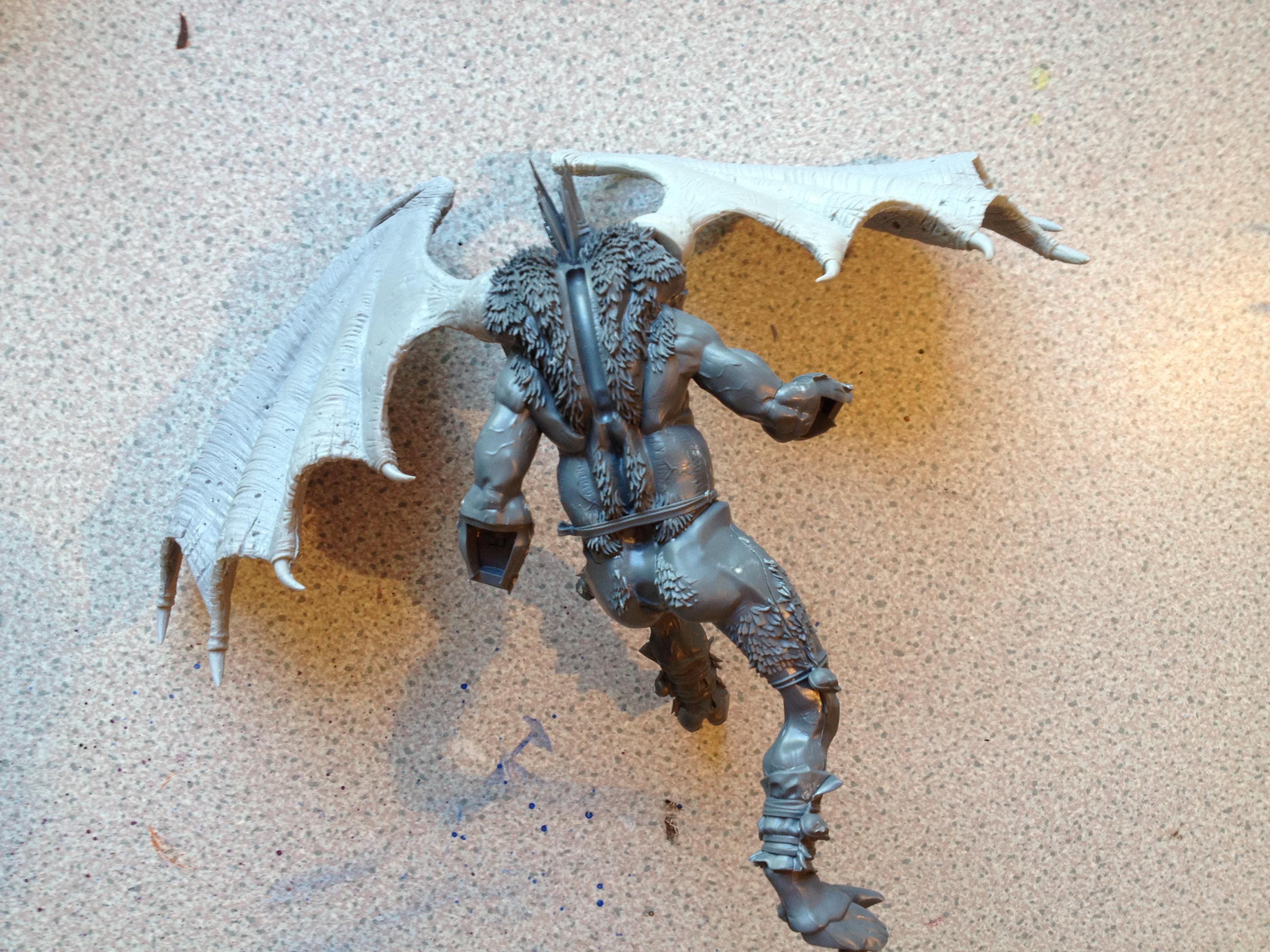 Bloodthirster, Chaos, Conversion, Daemons, Greenstuff, Modeling, Scratch Build, Winged