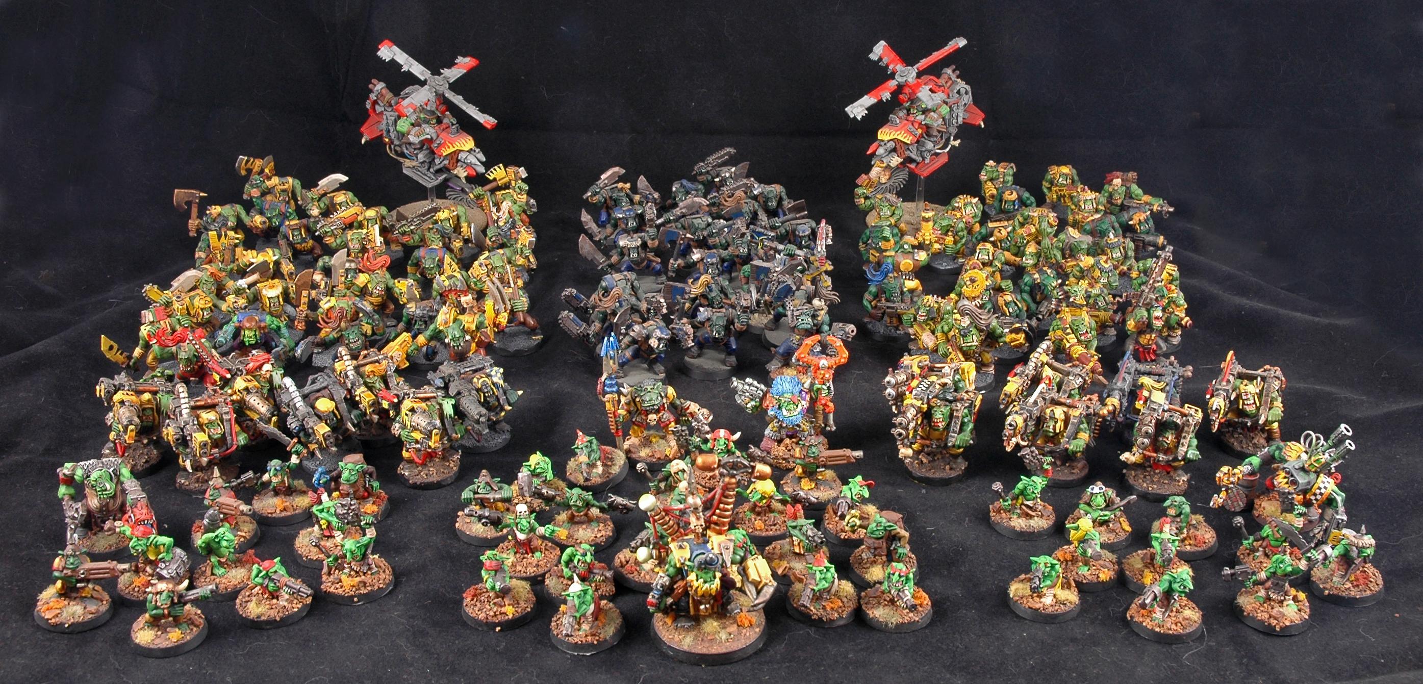 1250, Army, Bad Moons, Green Tide, Orks, Warhammer 40,000