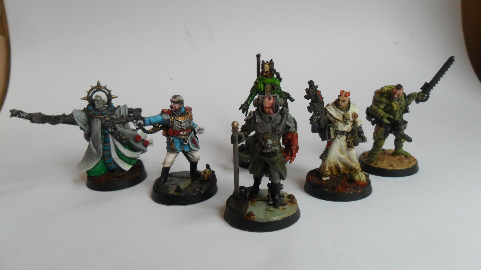Acolytes, Astropath, Comabt Medic, Duelist, Inq28, Inqusitor, Techpriest