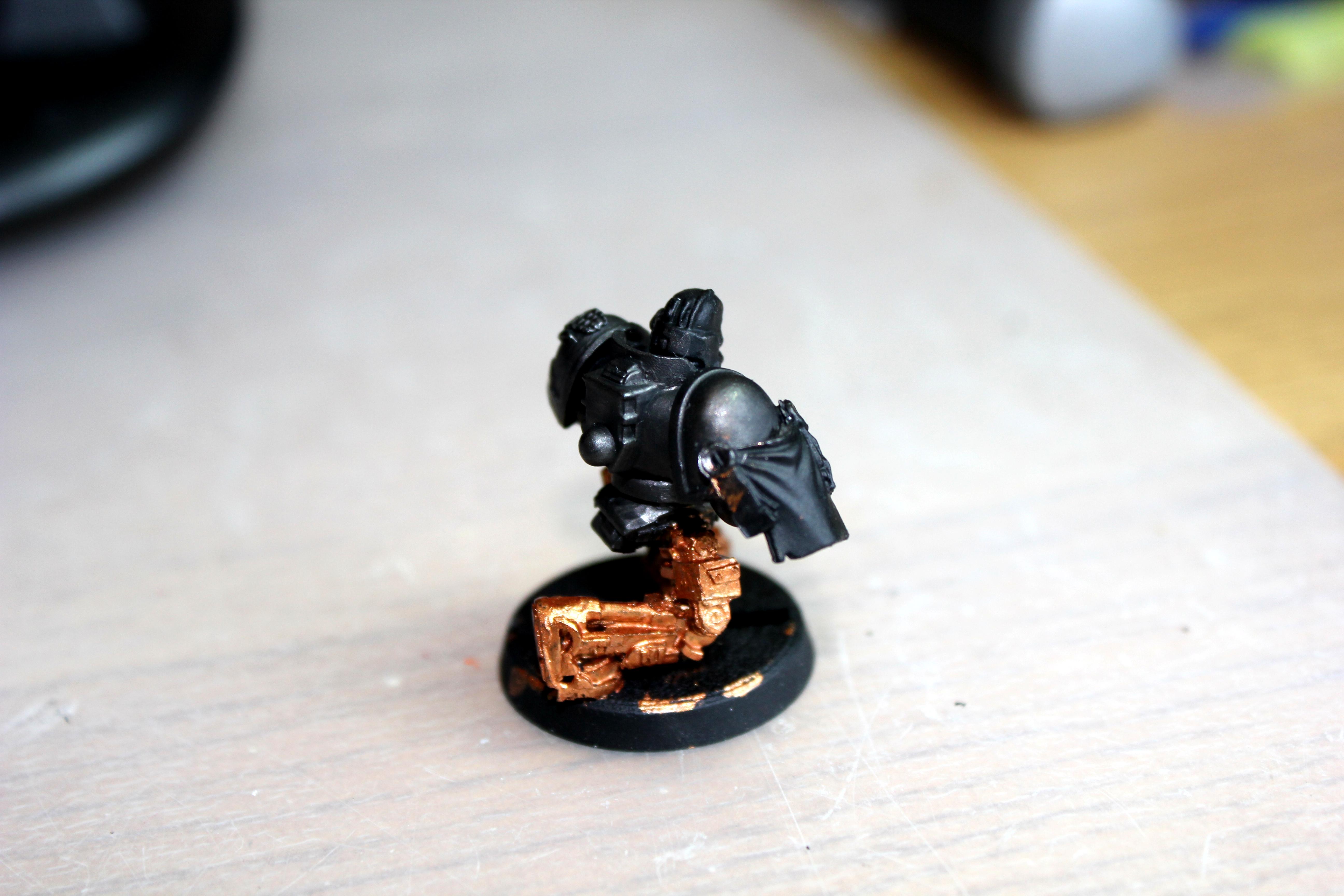Bionics, Iron Hands, Kneeling, Space Marines, Work In Progress