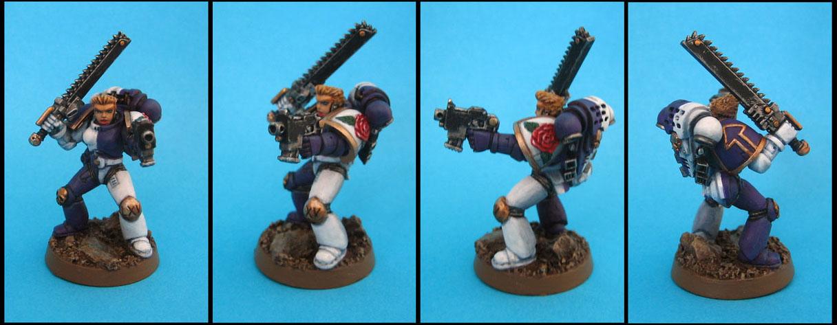 Female, Scratch Build, Sculpting, Space Marines