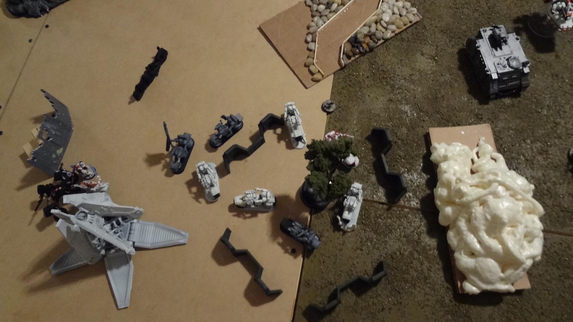 This ended up being seeming like a bit a odd move but I held the objective and was not too vulnerable to the tank blast