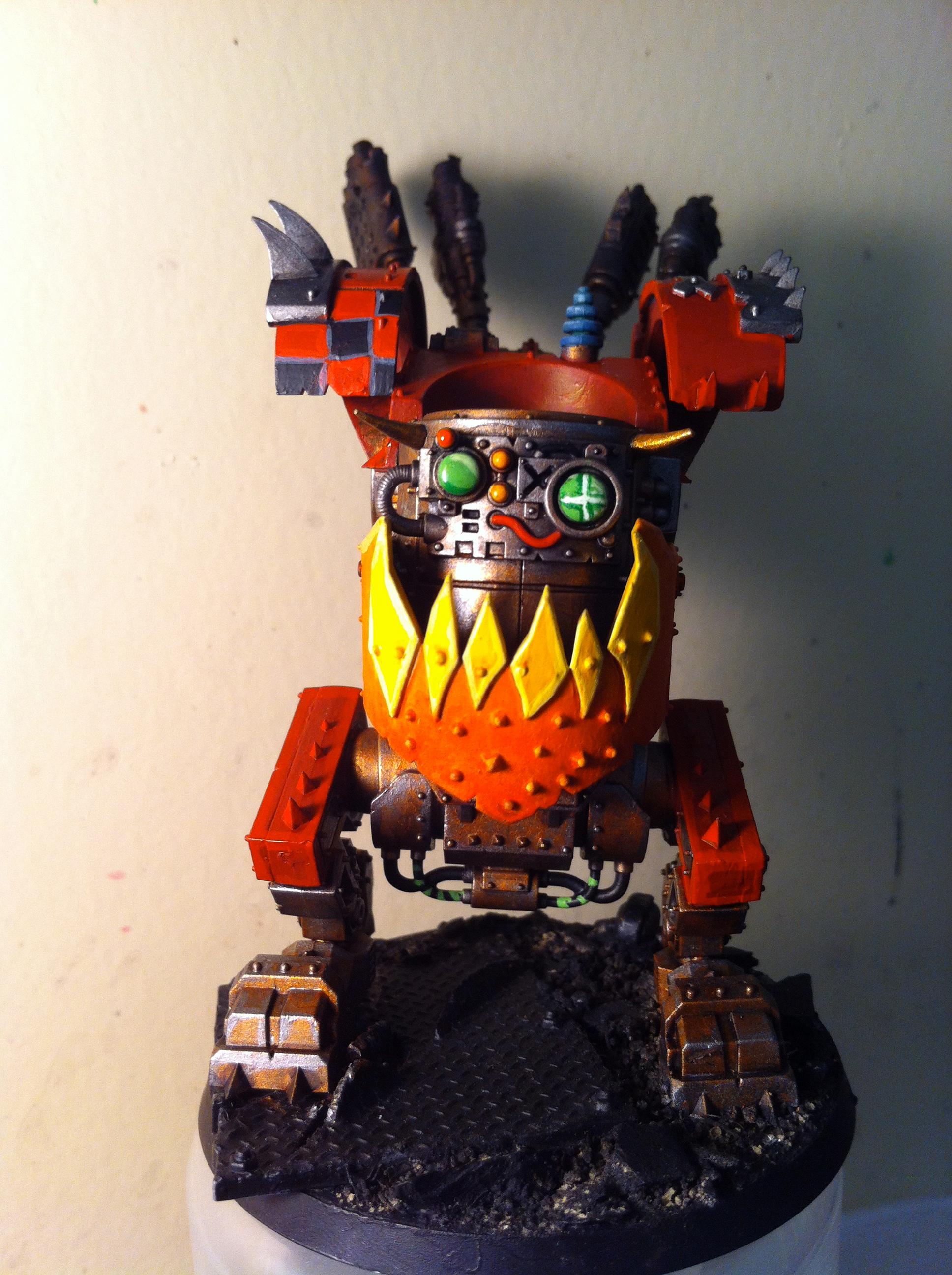 Blood, Claw, Deff Dread, Orks, Rust