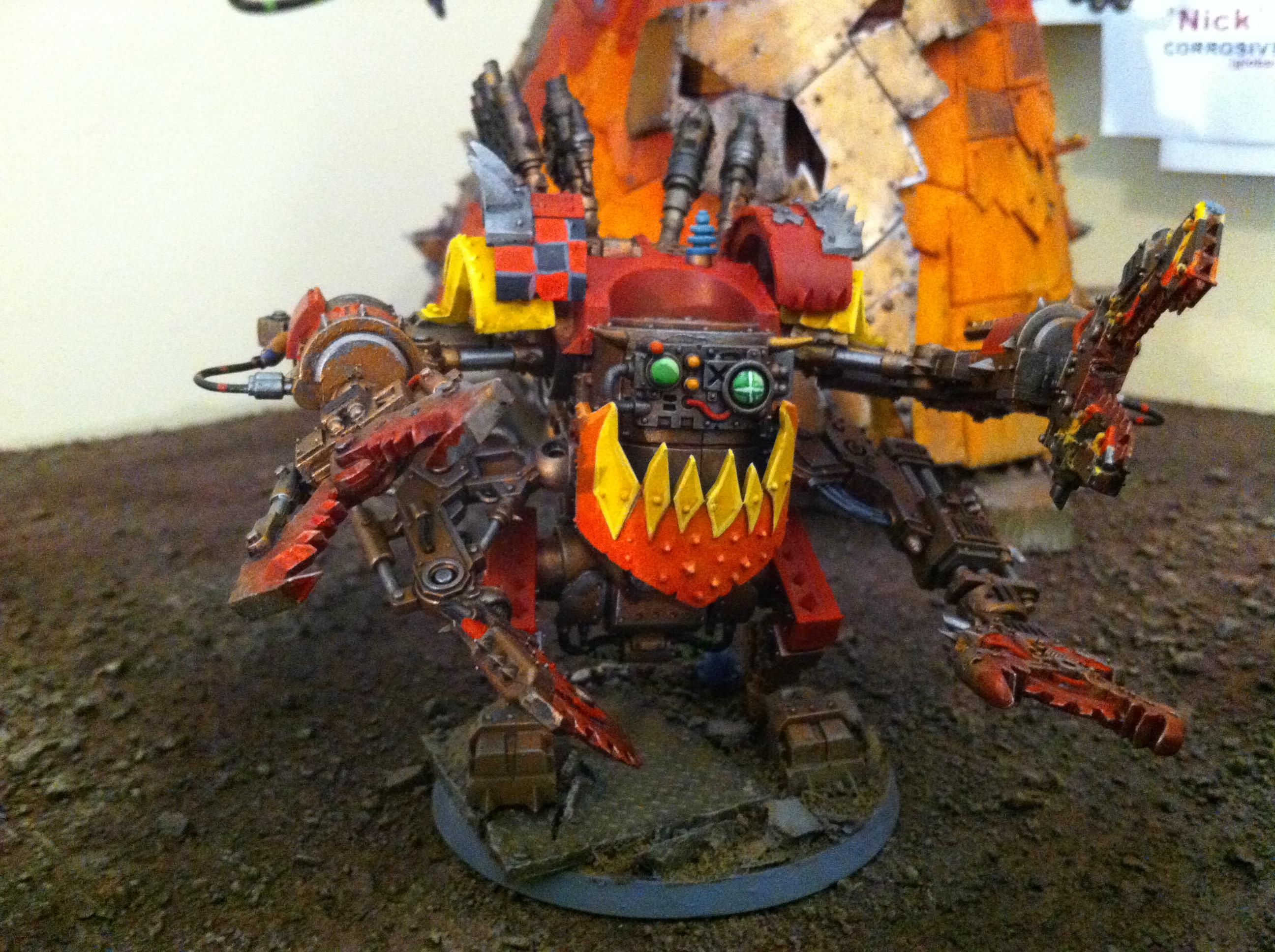 Blood, Claw, Deff Dread, Orks, Rust