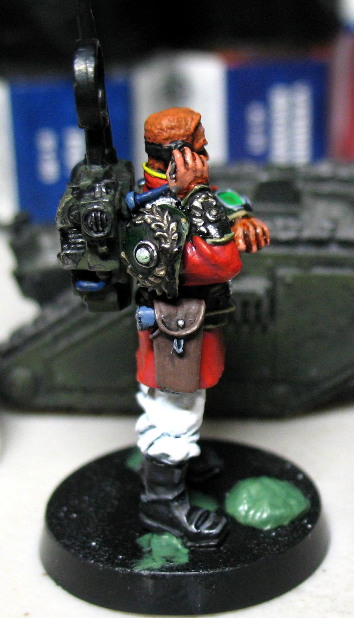 Advisor, Cadians, Imperial Guard, Master Of Ordnance, Painted, Warhammer 40,000