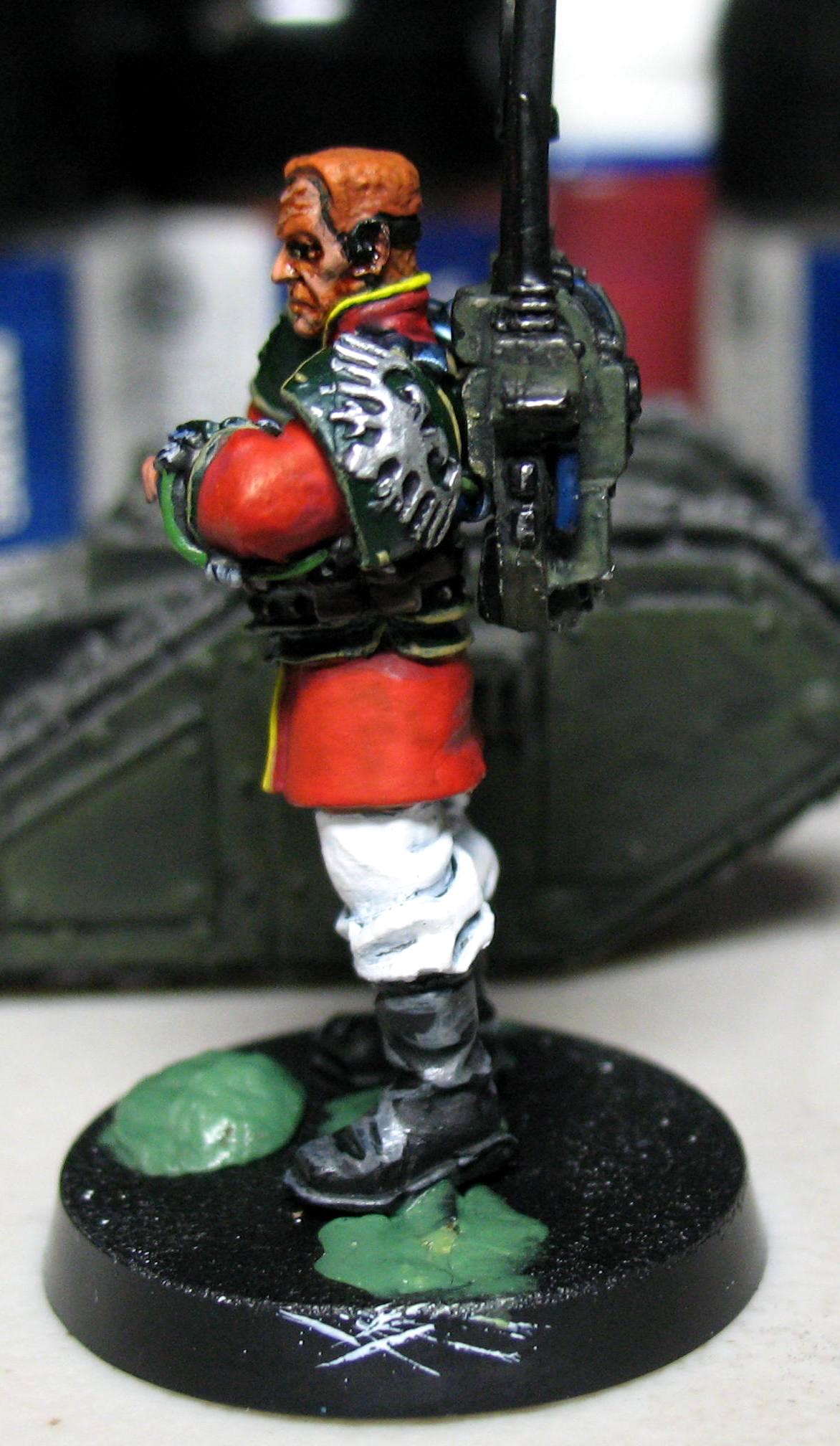 Advisor, Cadians, Imperial Guard, Master Of Ordnance, Painted, Warhammer 40,000