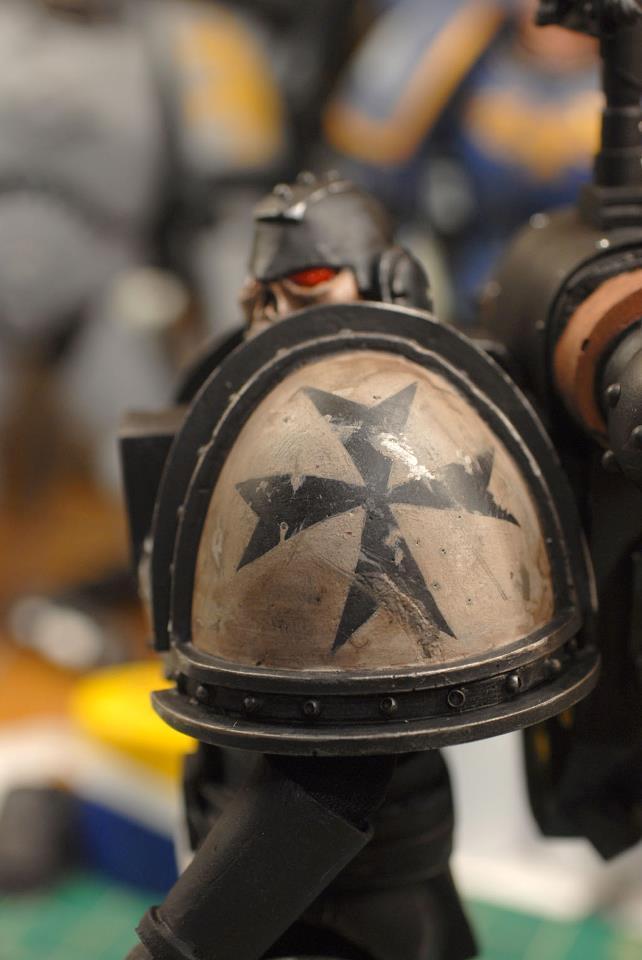 -6 Inch, 1-6 Scale, Black Templars, Chaplain, Space Marines, Warhammer 40,000
