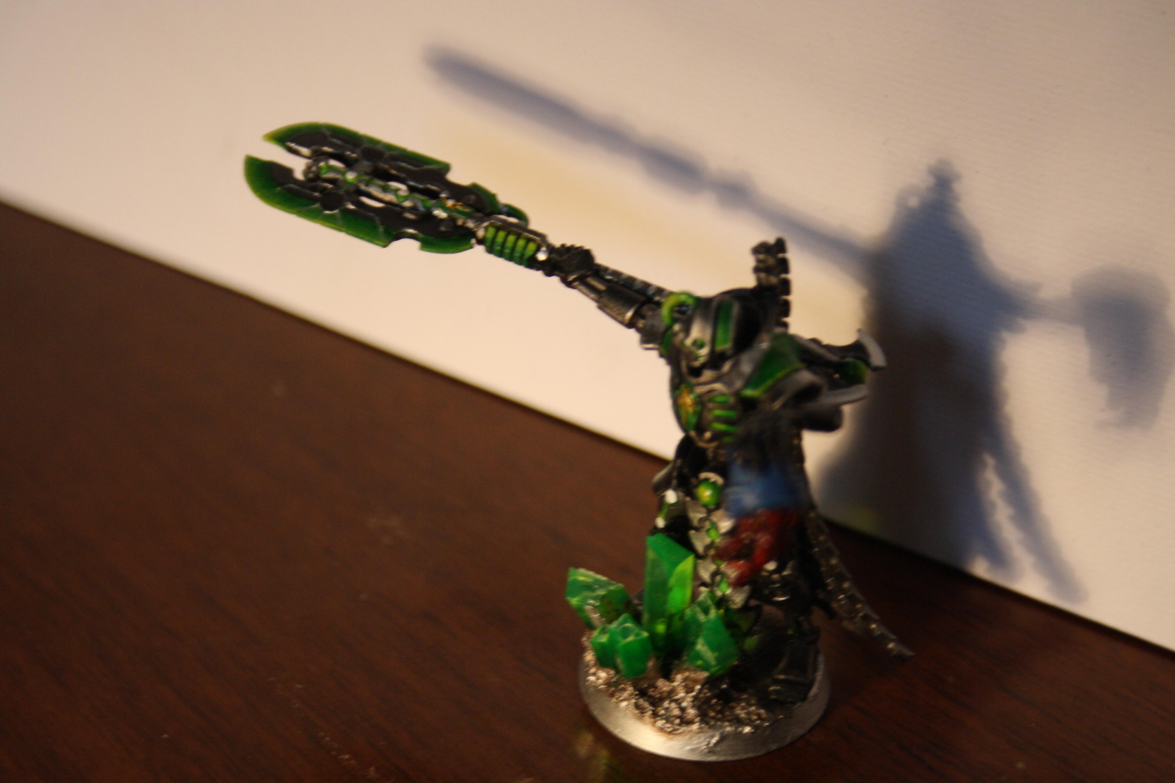 Conversion, Detail, Drew, Gore, Head, Lord, Necrons, Novotekh Dinasty, Ultramarines, Warscythe