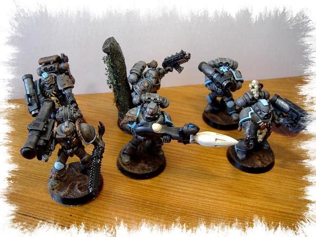Long Fangs, Skyrar's Dark Wolves, Space Wolves