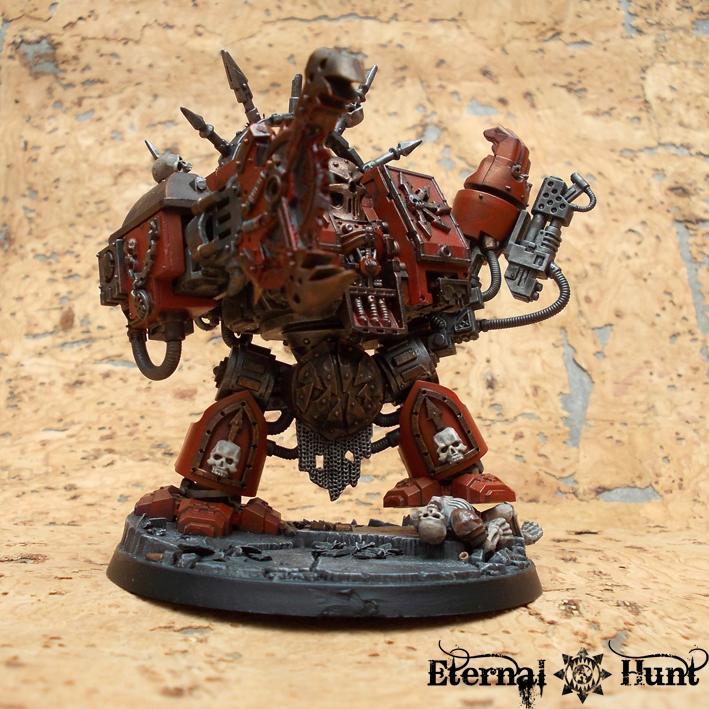 Buzzsaw, Chaos, Chaos Space Marines, Circular Saw, Conversion, Dreadnought, Khorne, Warhammer 40,000, World Eaters