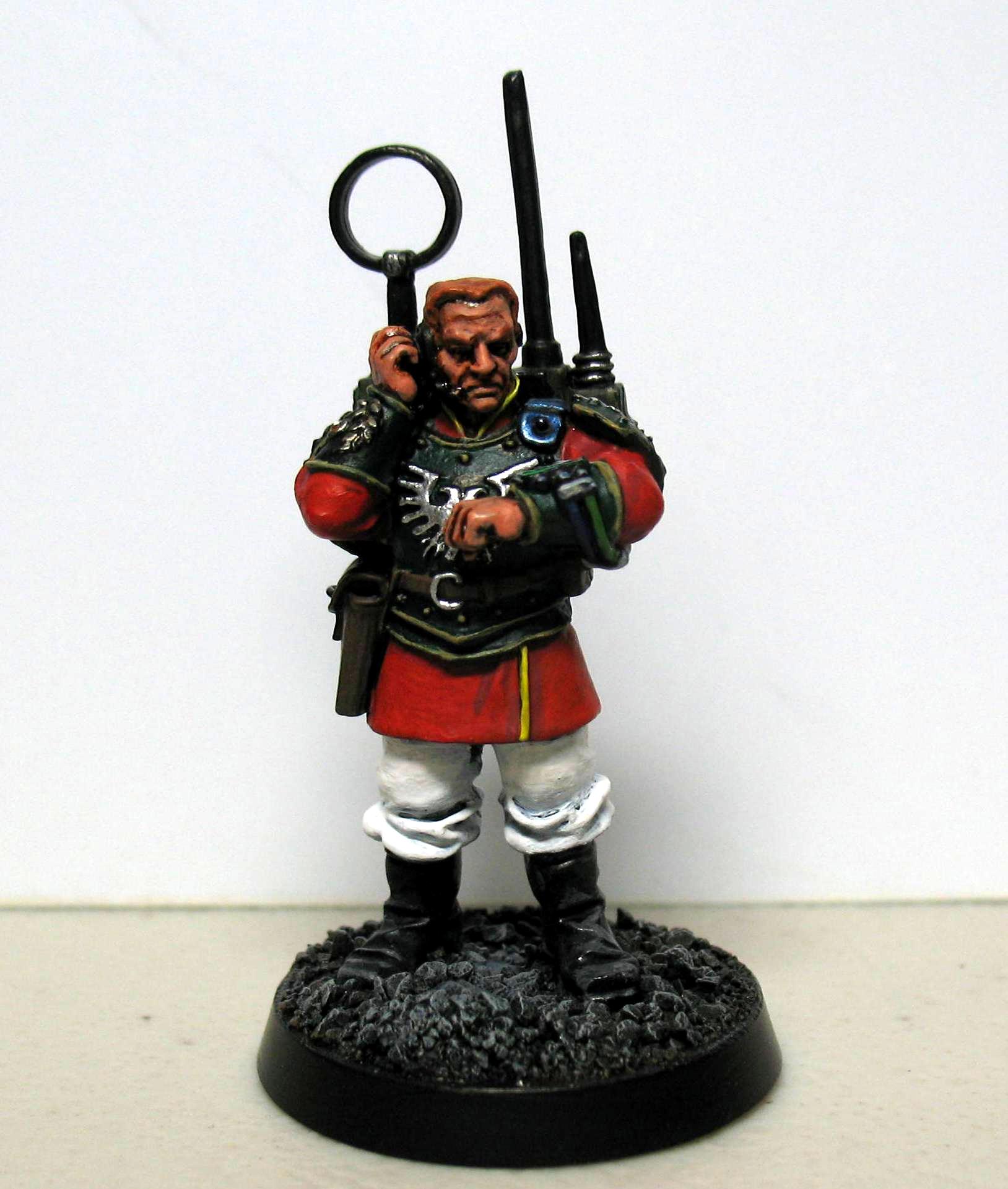 Advisor, Imperial Guard, Master Of Ordnance, Painted, Warhammer 40,000