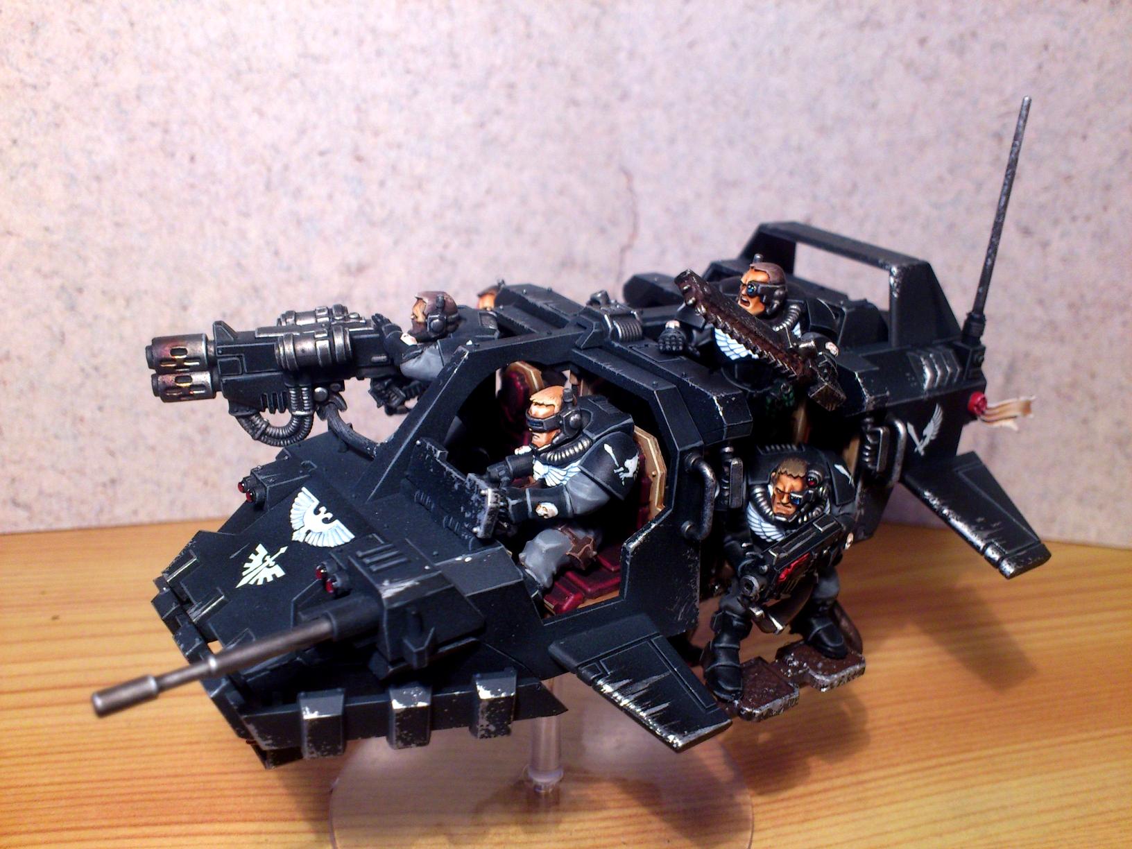 Black, Dark Angels, Land Speeder, Warhammer 40,000