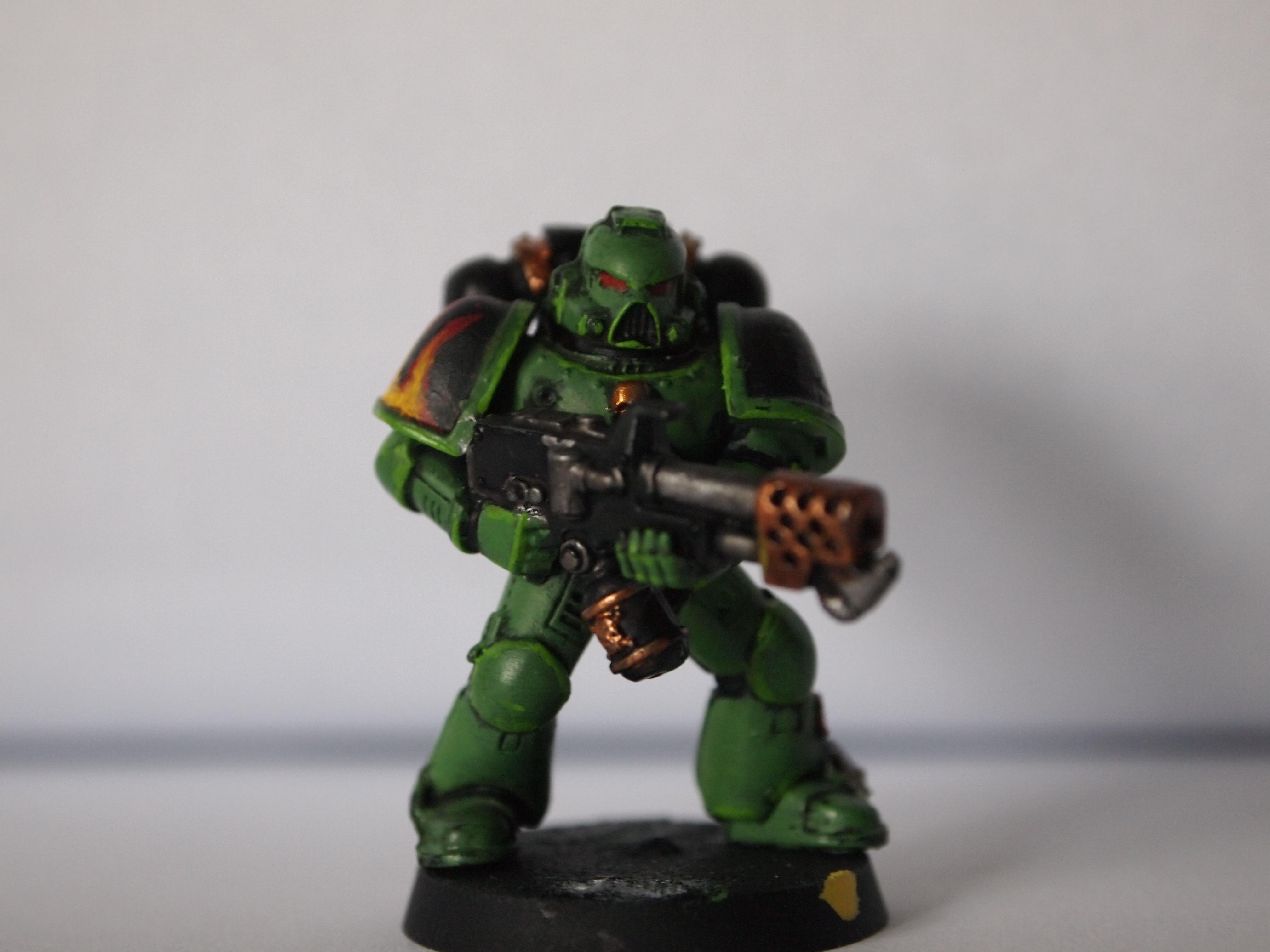Tactical Marine With Flamer, Front