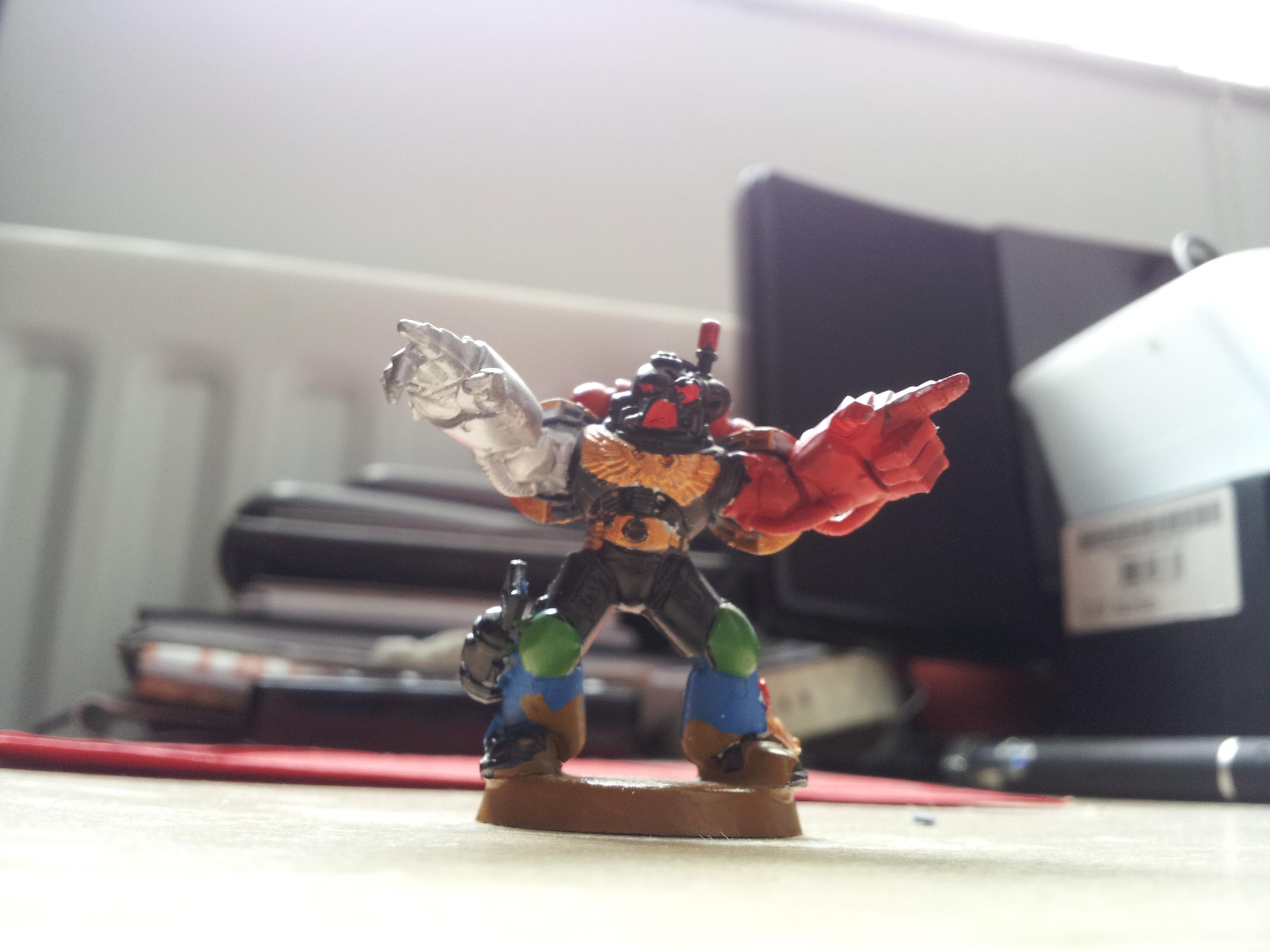 Deadshot, Enperor's Daemons, Power Fist, Rocker, Space Marines