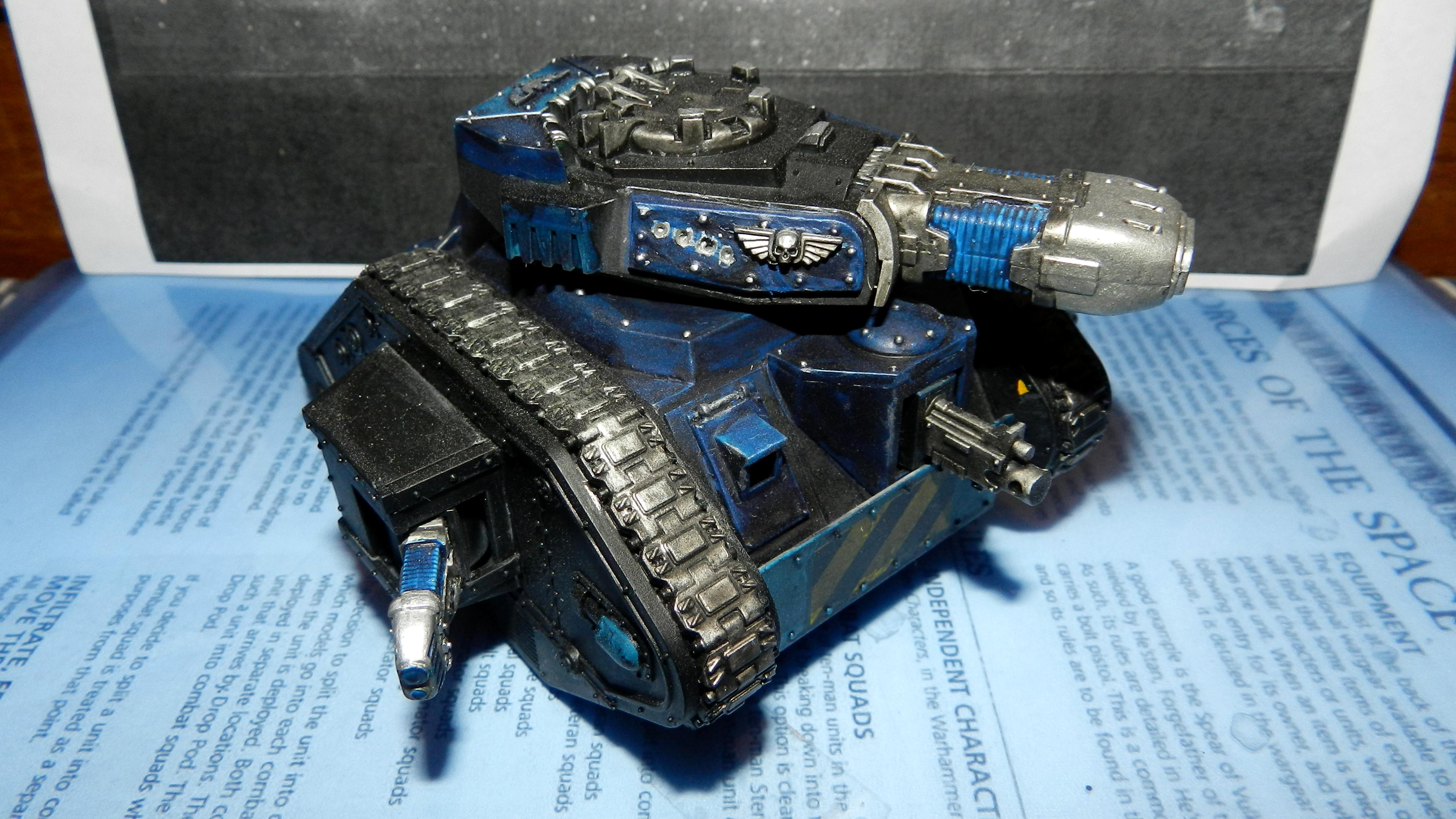 Adeptus Arbites, Cadians, Conversion, Gears Of War, Imperial Guard, Leman Russ, Leman Russ Executioner, Warhammer 40,000, Work In Progress