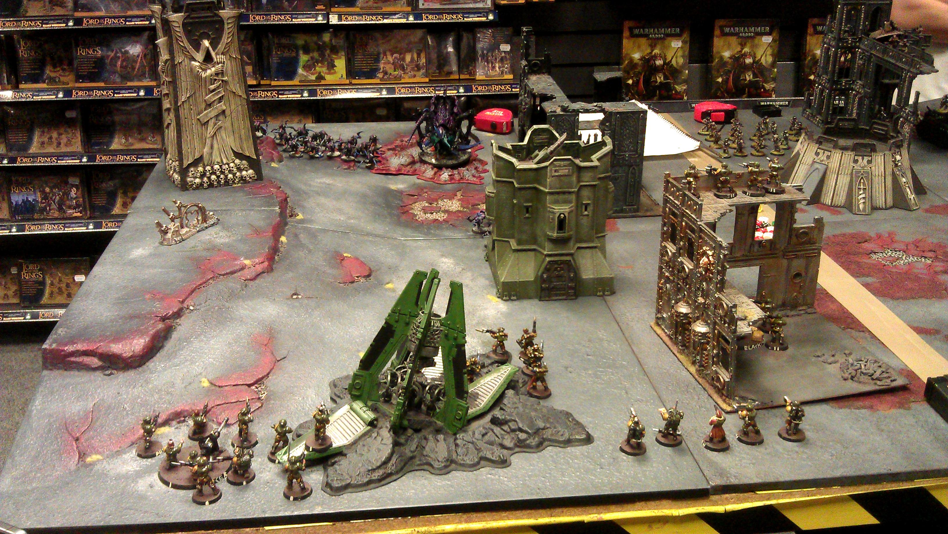 Battle, Guard, Imperial, Meridia, Tyranids