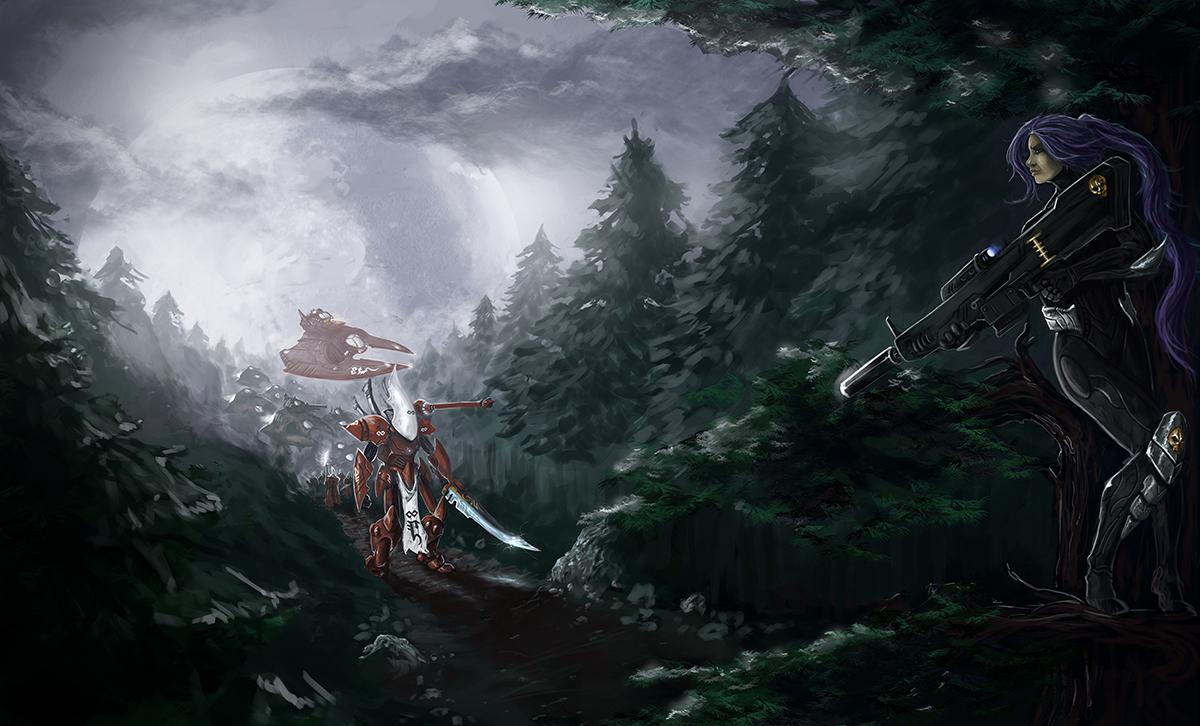 Assassin, Fire Prism, Vindicare Assassin, Wraithlord