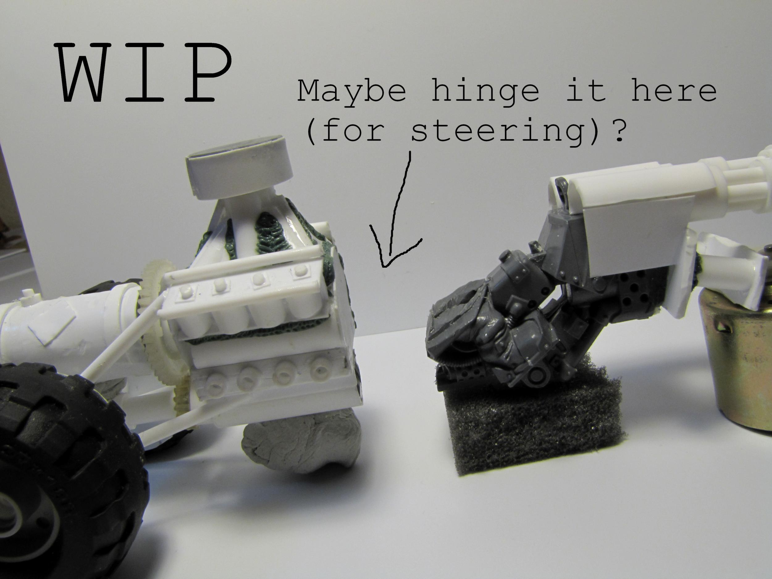 Orks, Trike, Warbike, Work In Progress