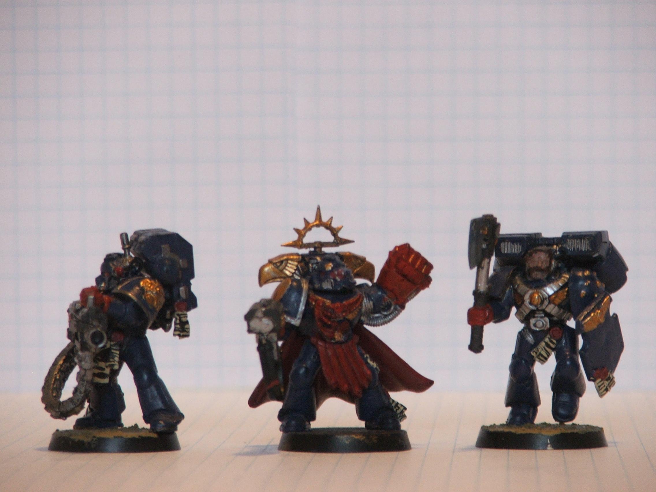 Sgt. Balir, Cpt. Grimm, and another sergeant without a name