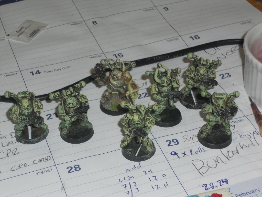 Rotting Flesh ? (vallejo game color) heavily drybrushed