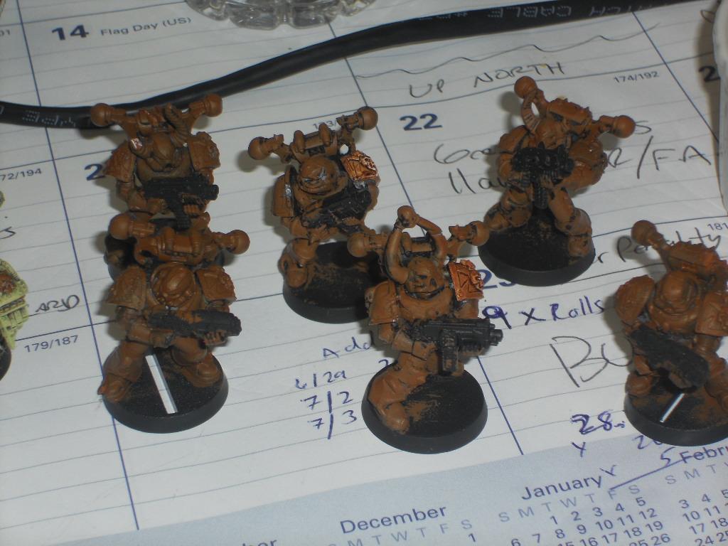 Beastial Brown (gw) over black spray