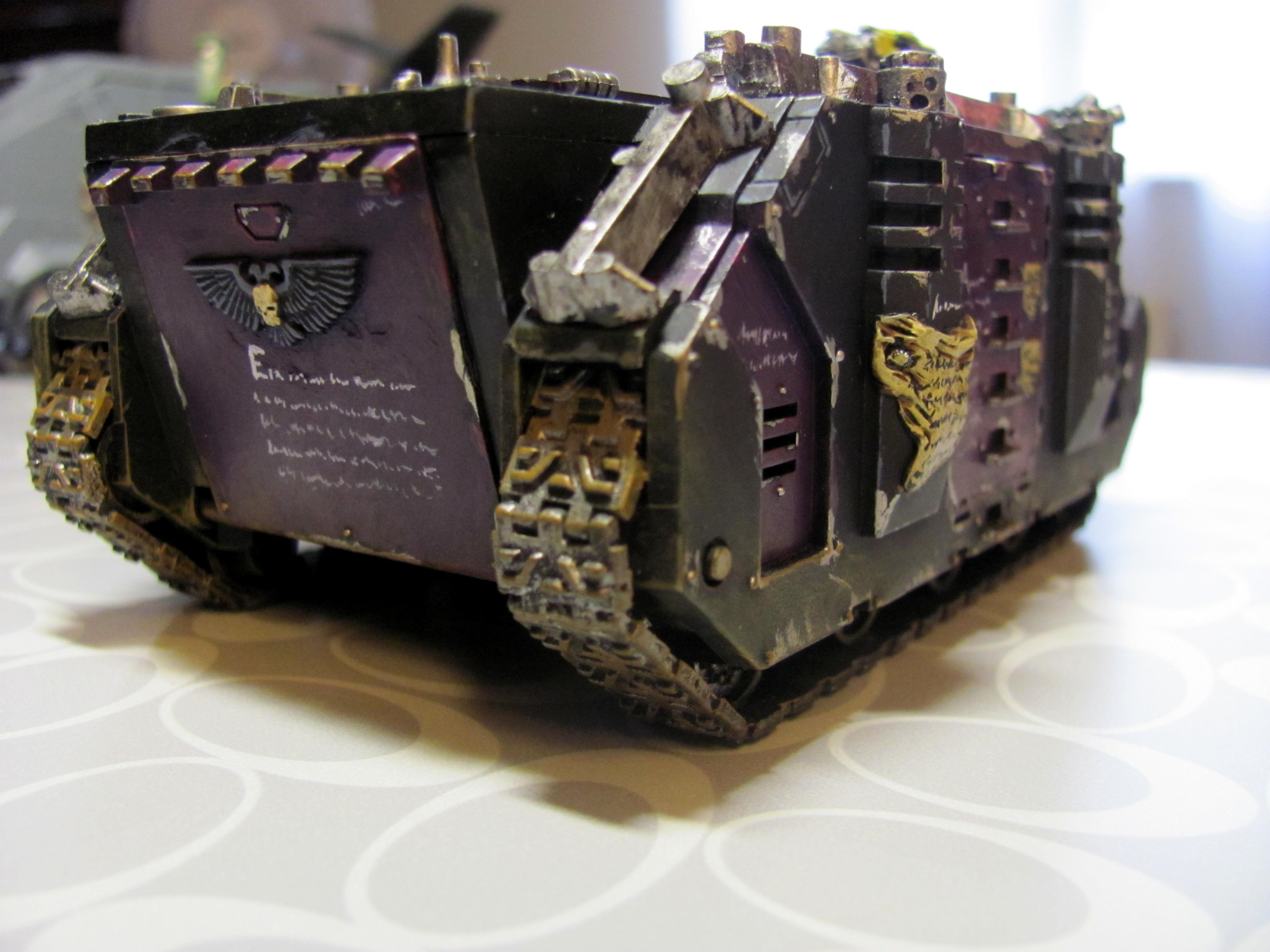 Rear and side view