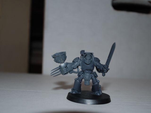 Priest in termi armor, the chalice is made of 2 shoulder pads and a hunk of plastirod