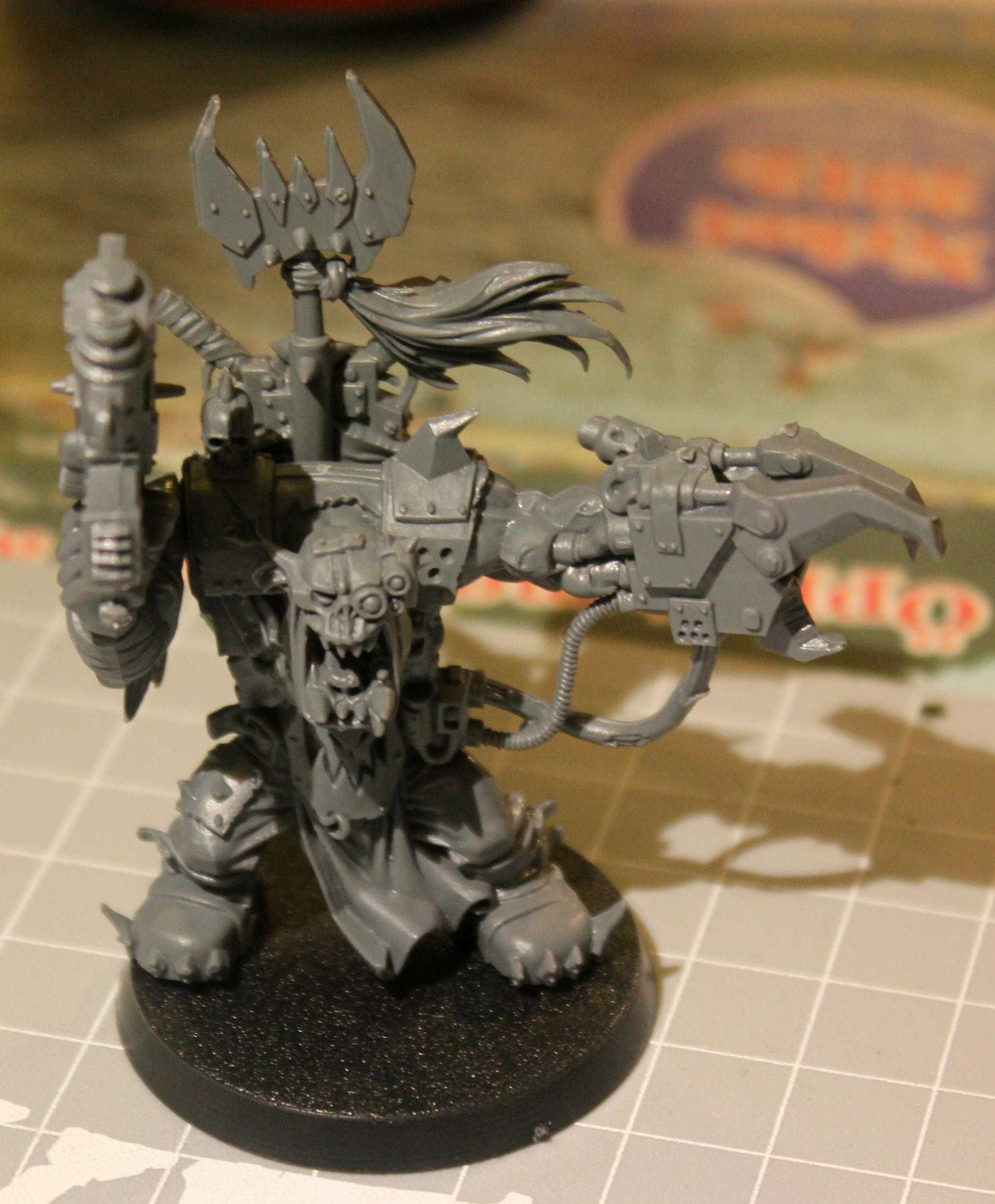 Assault On Black Reach, Conversion, Warboss, Work In Progress