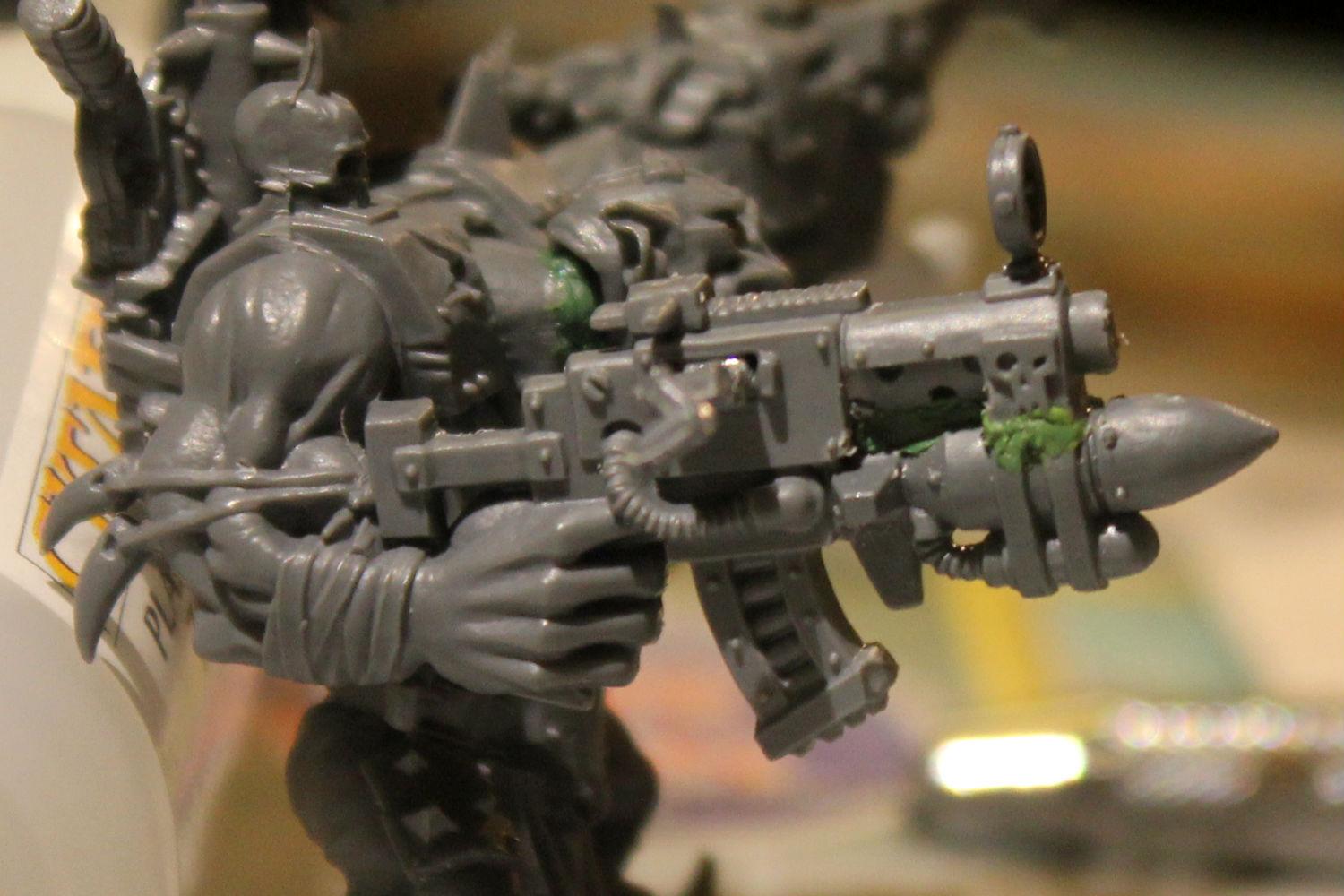 Assault On Black Reach, Conversion, Warboss, Work In Progress