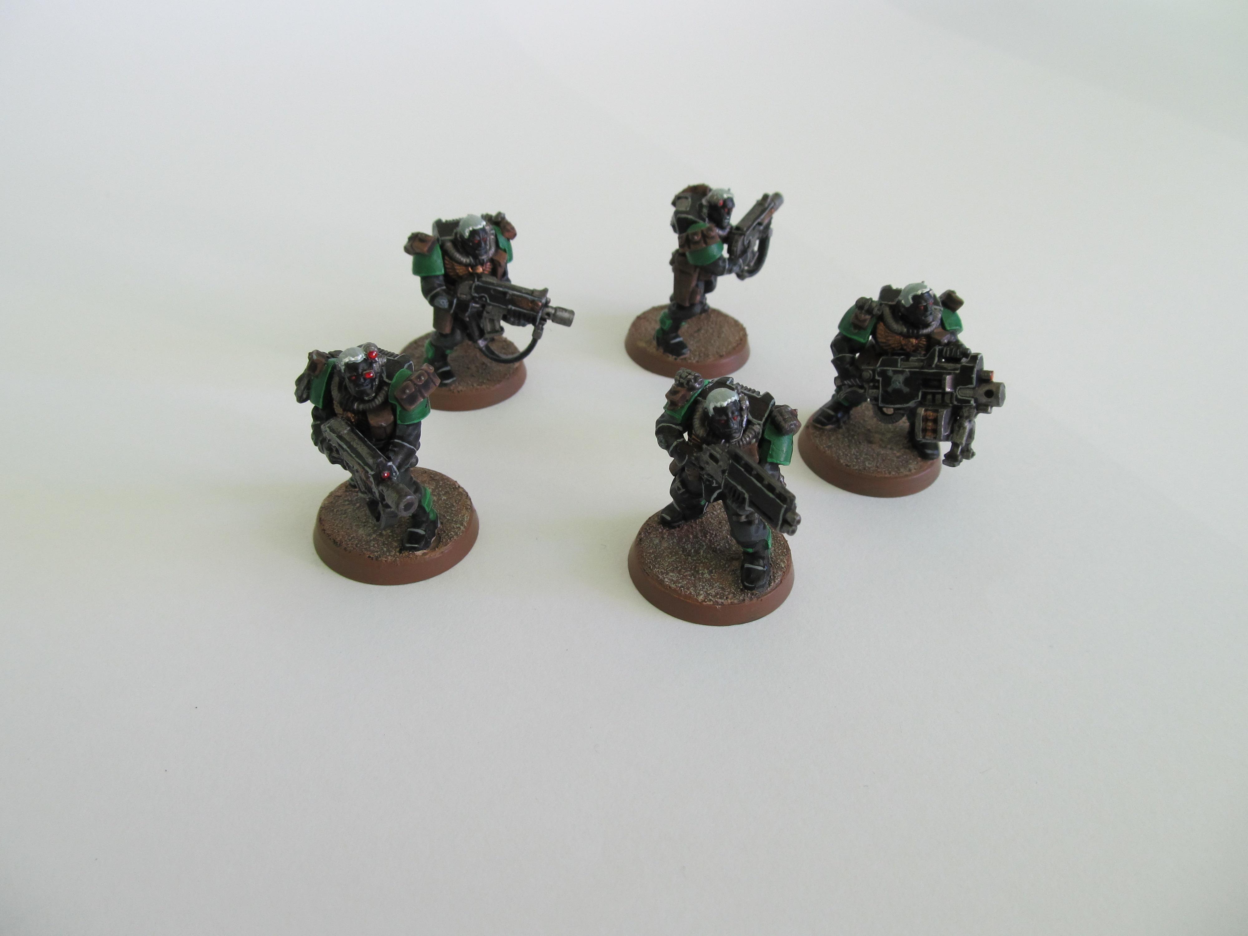 Salamander, Scouts, Space Marines