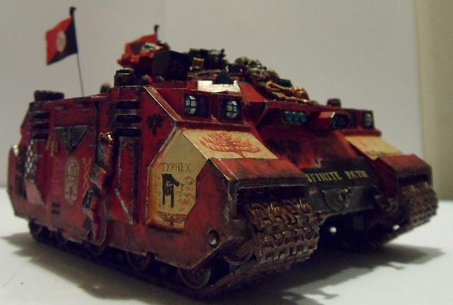 Blood Ravens, Conversion, Double Tracked, Rhino, Space Marines