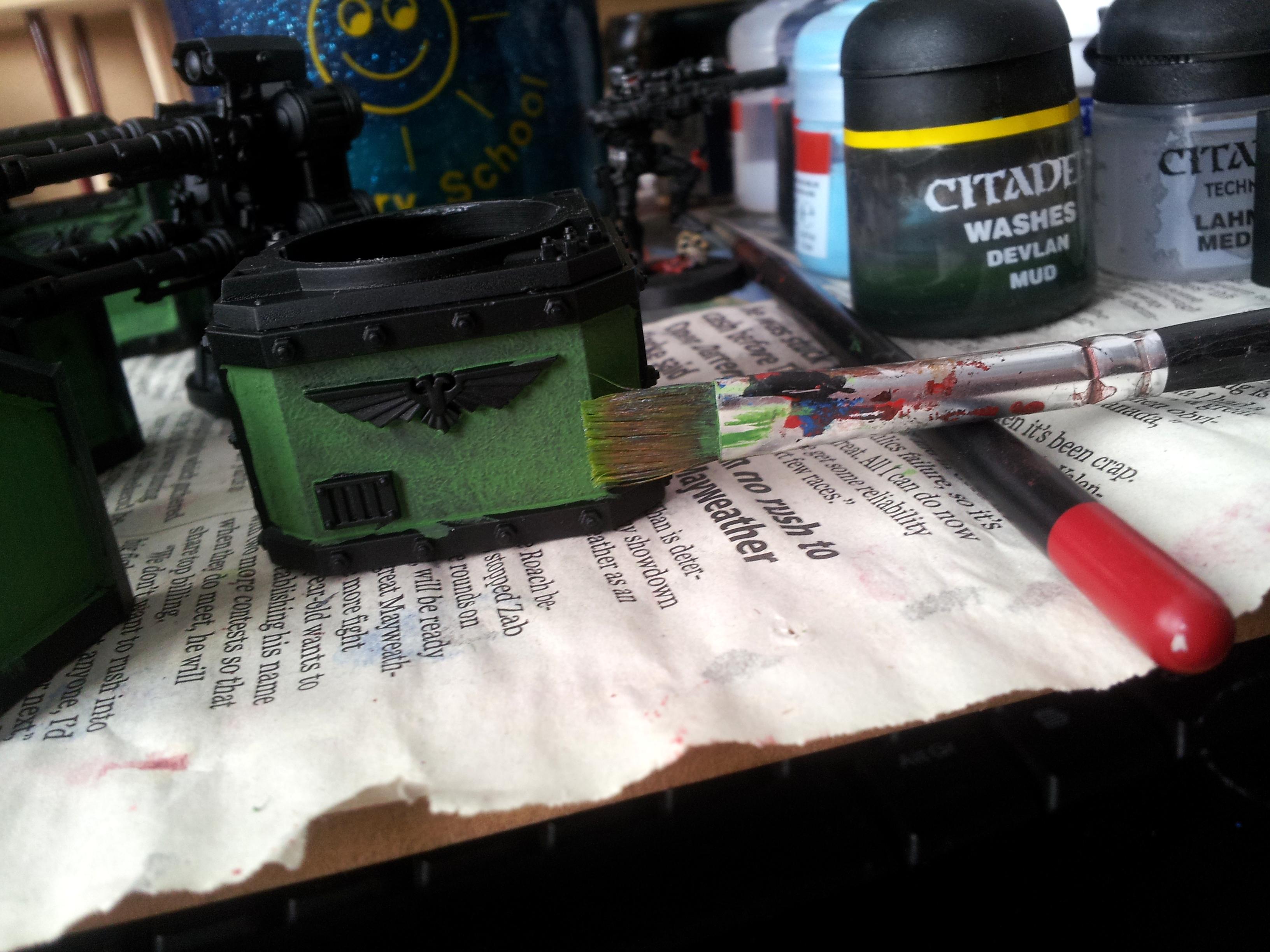Aegis Defense Line, Brush, Deadshot, Work In Progress