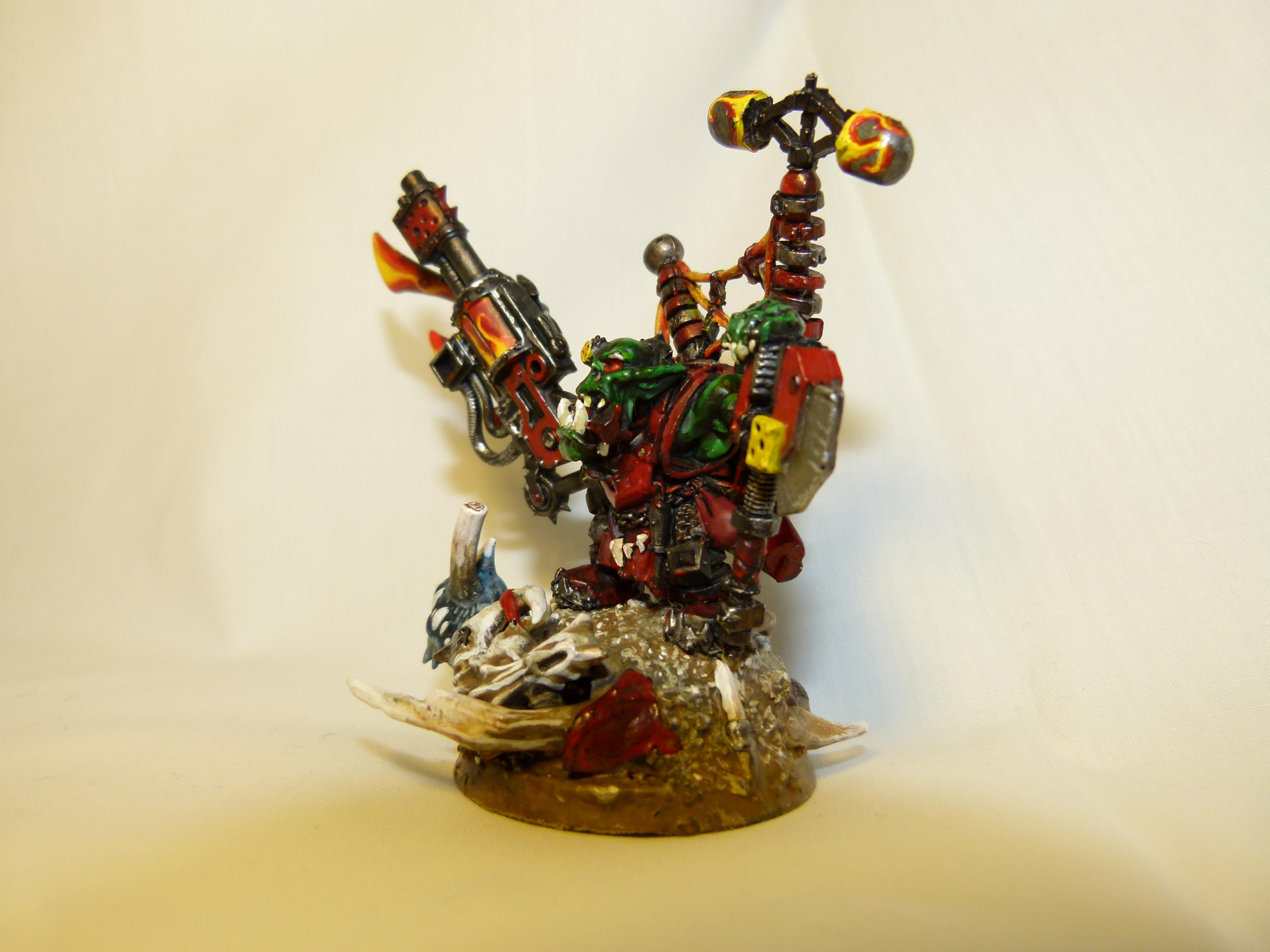 Big Mek, Burna Boyz, Conversion, Evil Sunz, Kustom Force Field, Mekboy, Orks, Warhammer 40,000