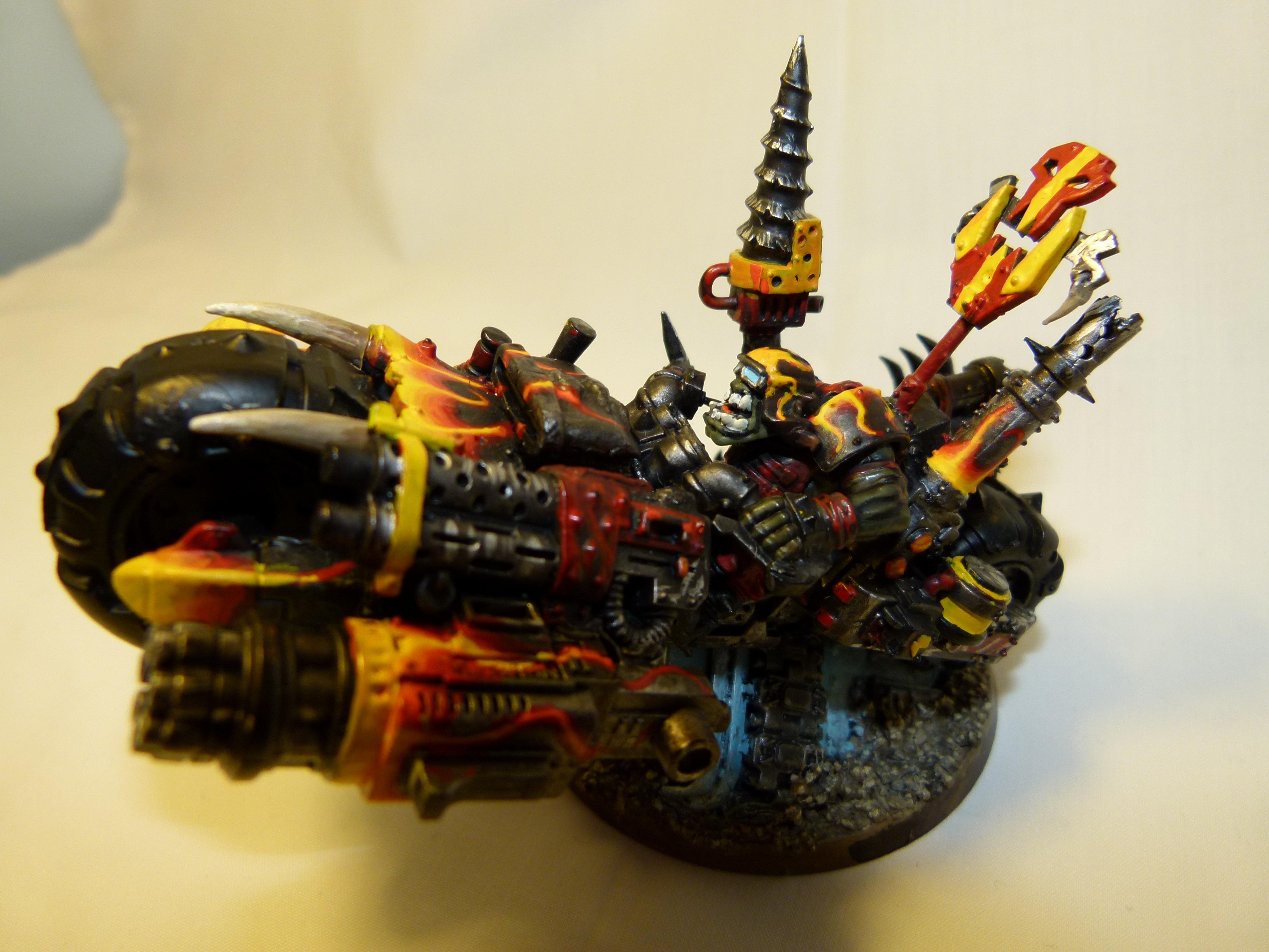 Bike, Conversion, Dustcoater Zukgrin, Orks, Warboss, Warhammer 40,000